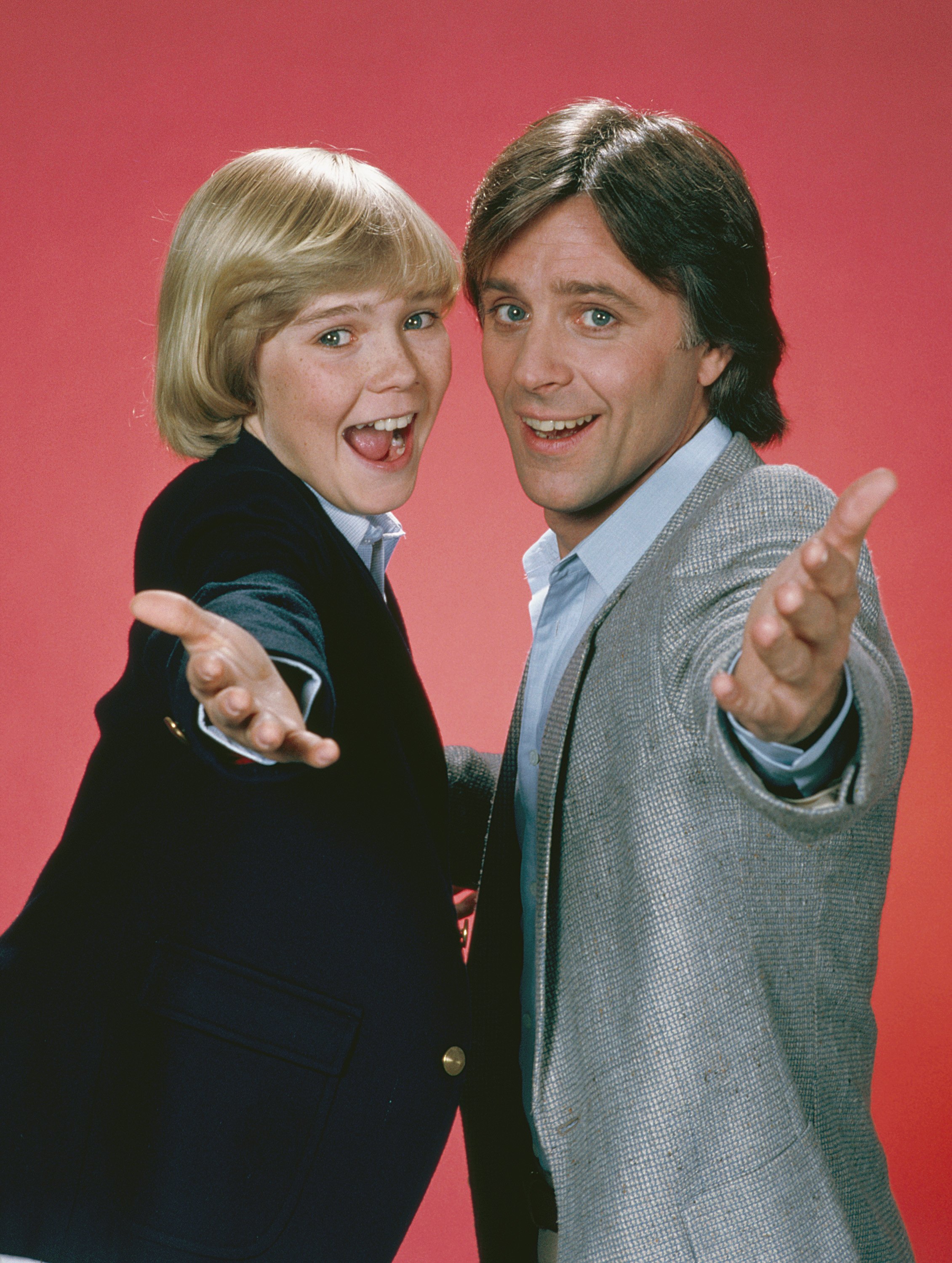 Rick Schroder and Joel Higgins in "Silver Spoons," circa 1982 | Source: Getty Images
