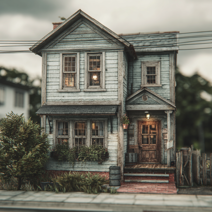 A modest house | Source: Midjourney