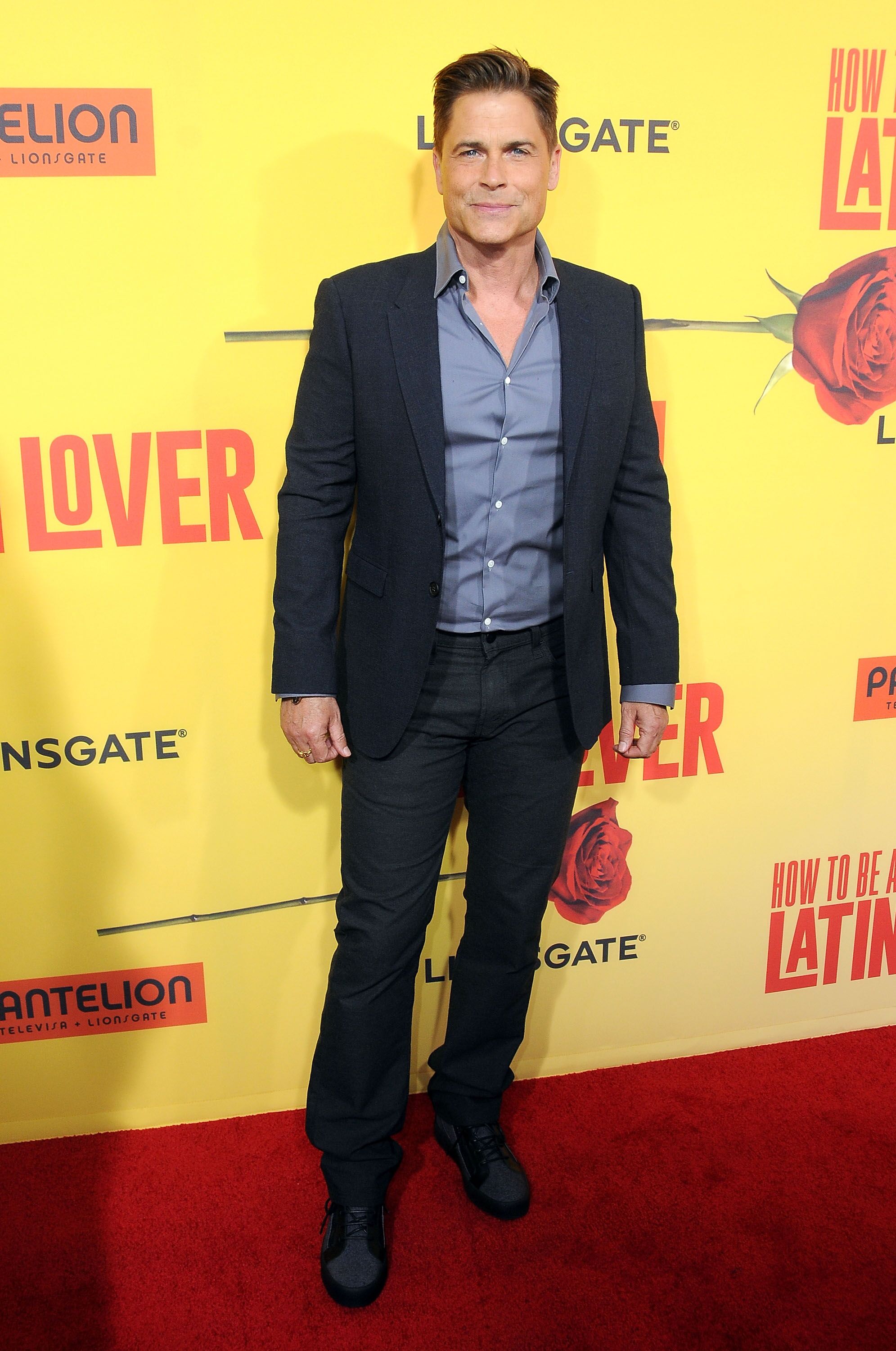 Rob Lowe attends the premiere of Pantelion Films' 'How To Be A Latin Lover' attends on April 26, 2017 in Hollywood, California. | Source: Getty Images