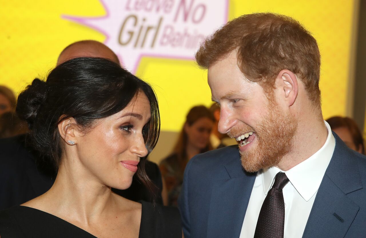 Meghan Markle and Prince Harry attend the Women's Empowerment reception hosted by Foreign Secretary Boris Johnson during the Commonwealth Heads of Government Meeting at the Royal Aeronautical Society in London, England | Photo: Getty Images