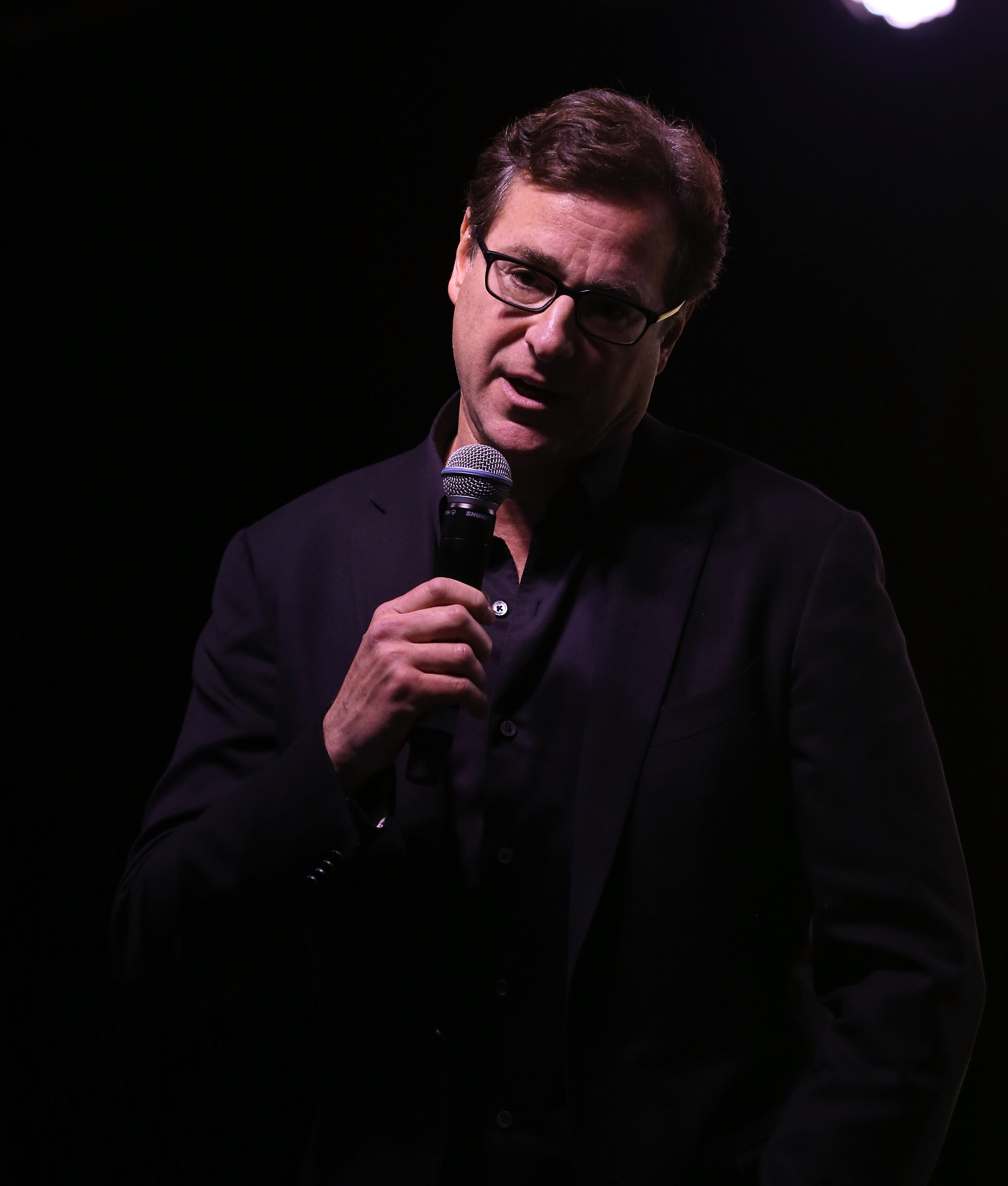 Bob Saget performs on stage at Li,ve Your Passion Celebrity Benefit at The Venetian Las Vegas on November 15, 2014 in Las Vegas, Nevada. | Source: Getty Images