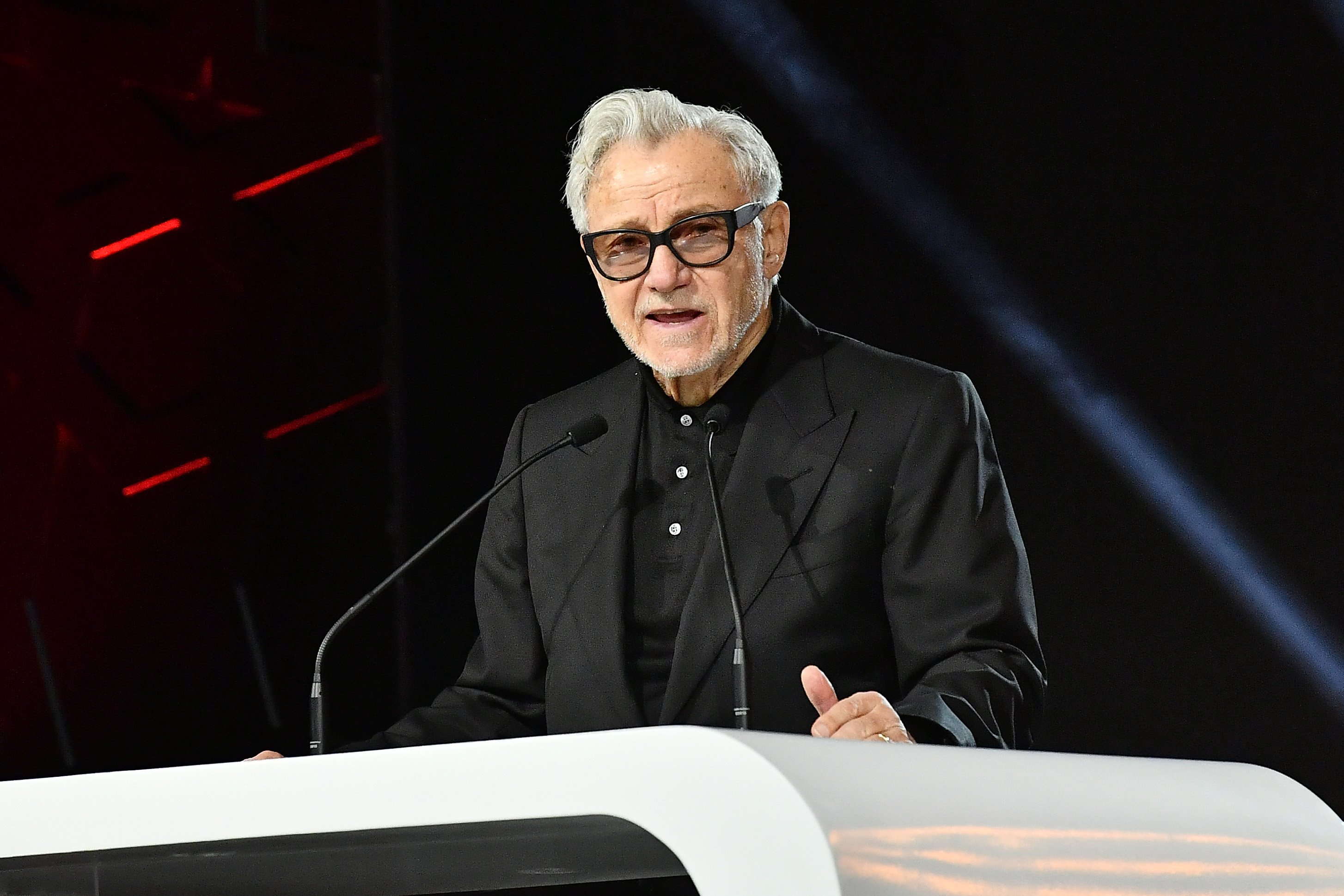 Harvey Keitel at the tribute to Bertrand Tavernier during the 18th Marrakech International Film Festival -Day Three- on December 01, 2019 in Marrakech, Morocco. | Source: Getty Images