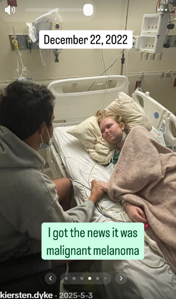 Kiersten Dyke and Dominic Cinfio at the hospital, from a video posted on May 3, 2025 | Source: TikTok/kiersten.dyke