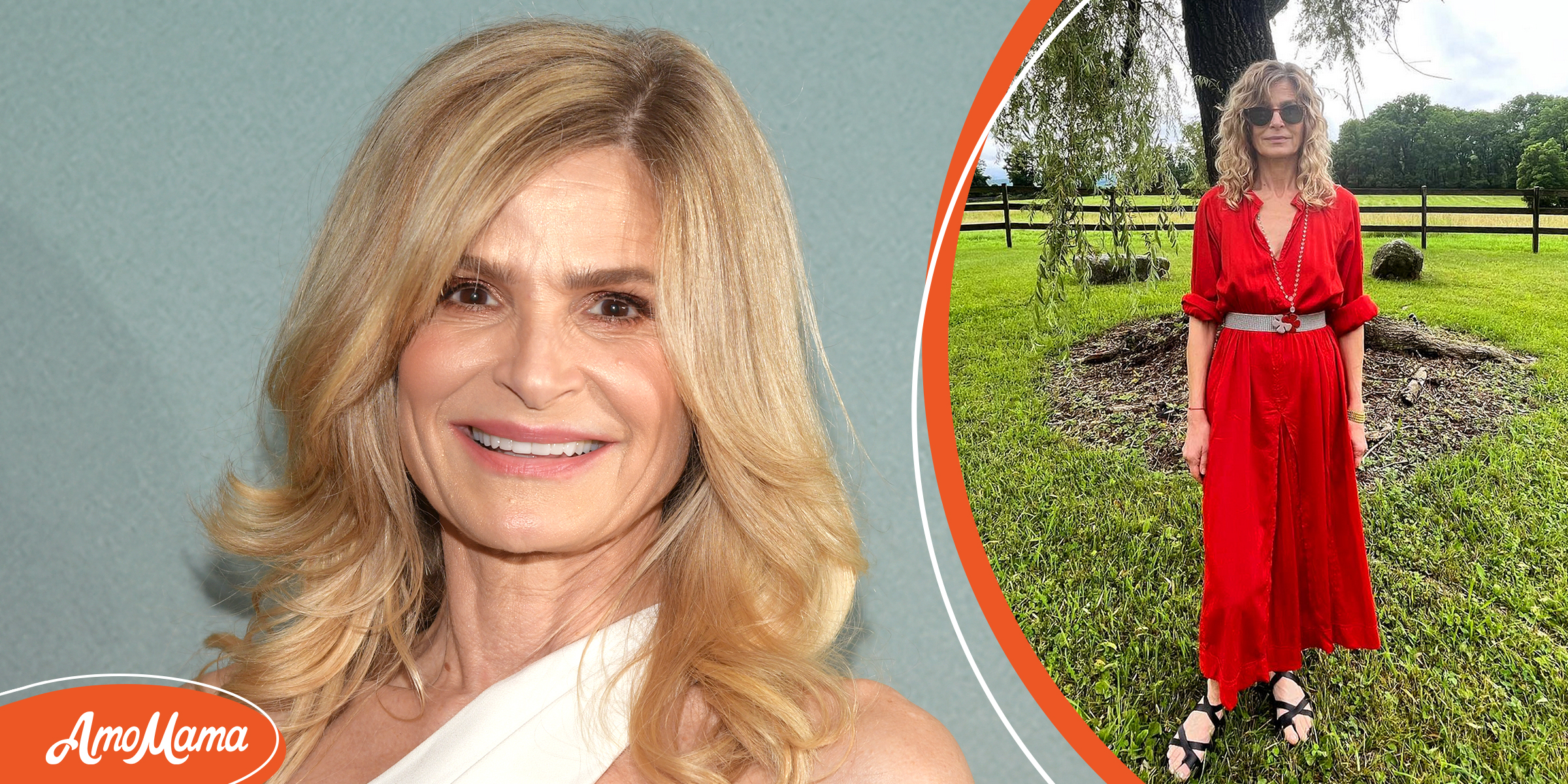 Kyra Sedgwick Is a ‘Vision in Red’ as She Poses in Photo Showing Her Sprawling Farm