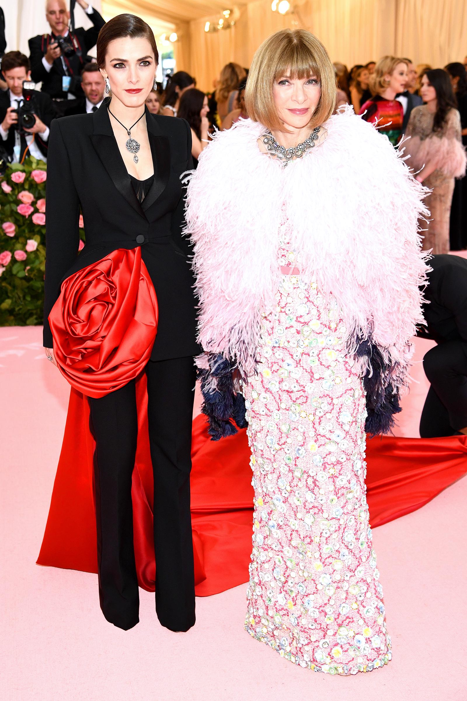 Bee Shaffer and Anna Wintour attend The Met Gala Celebrating Camp: Notes on Fashion on May 6, 2019, in New York City. | Source: Getty Images