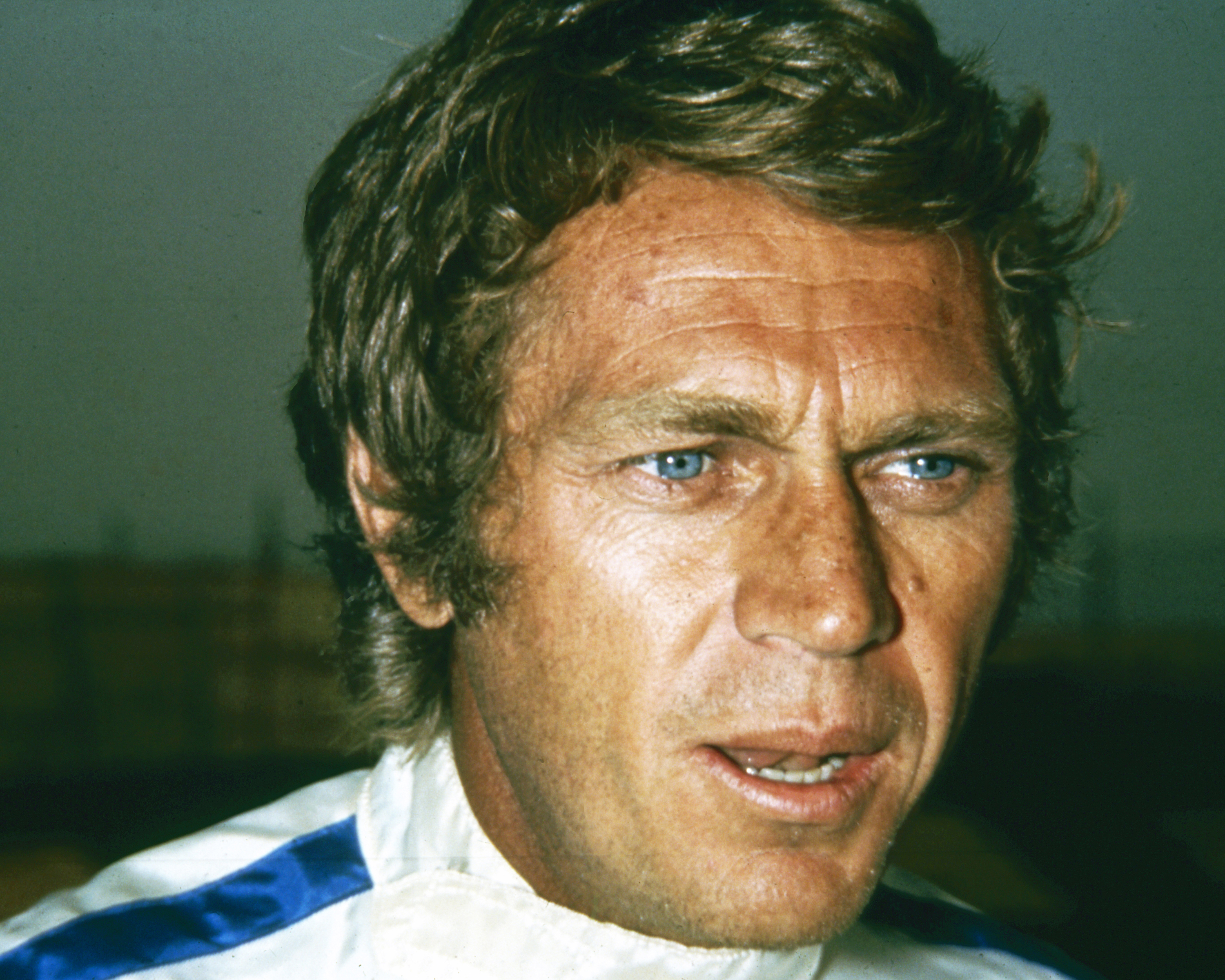 American actor and racer Steve McQueen (1930 - 1980) on the set of "Le Mans," circa 1971. | Source: Getty Images