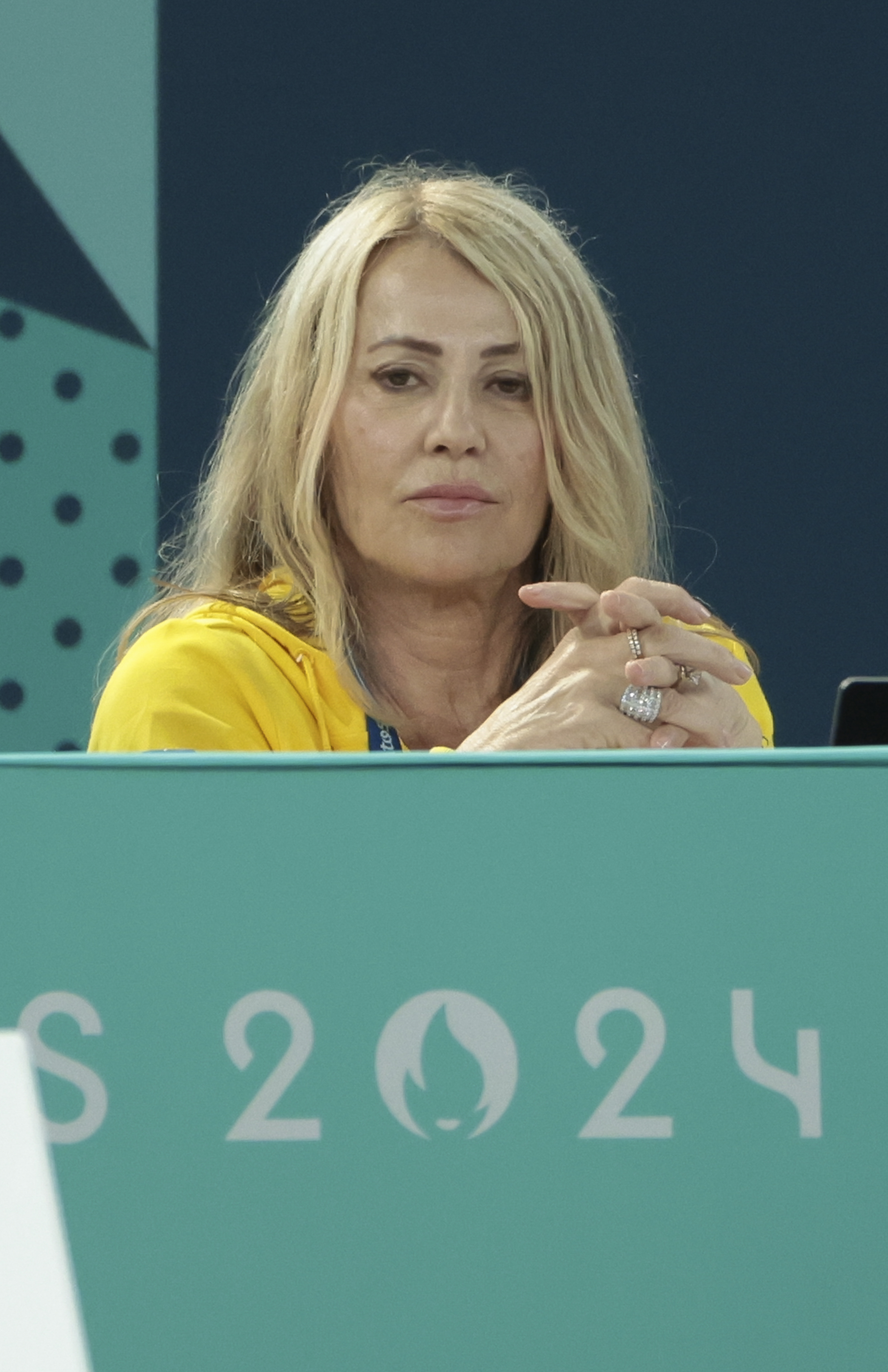 Nadia Comaneci attends the Women's All-Around Final in Artistic Gymnastics at the Paris 2024 Olympics on August 1, 2024 | Source: Getty Images