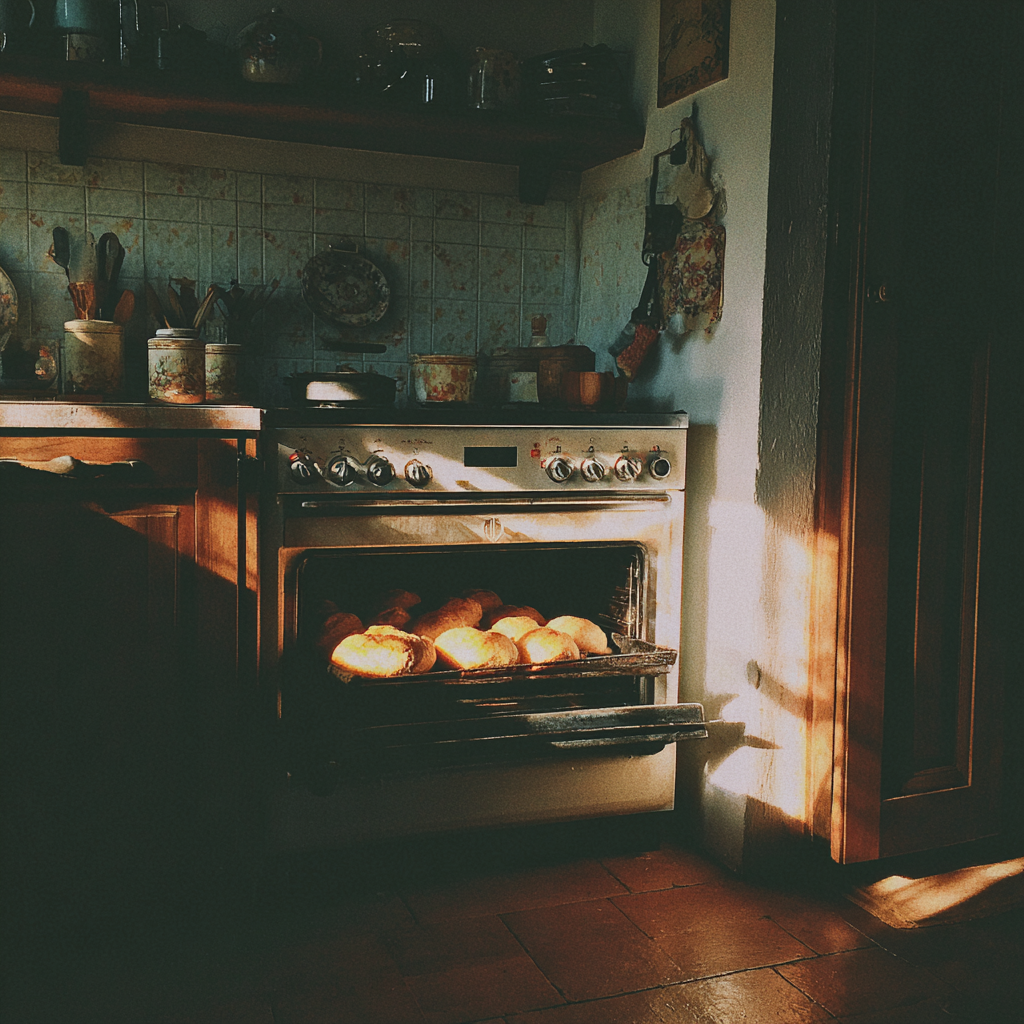 The interior of a cozy kitchen | Source: Midjourney