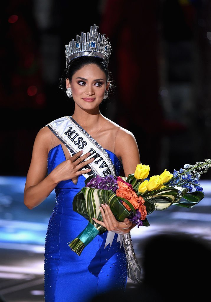Miss Philippines 2015, Pia Alonzo Wurtzbach, who was mistakenly named as first runner-up, reacts as she is named the 2015 Miss Universe on December 20, 2015 in Las Vegas, Nevada. | Photo: GettyImages/Global Images of Ukraine