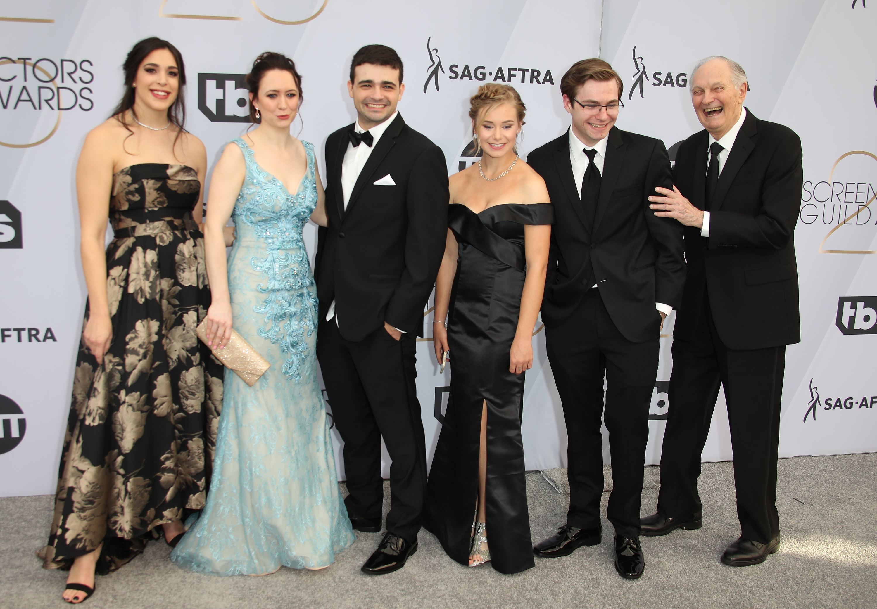 Alan Alda (R) attends the 25th Annual Screen Actors Guild Awards at The Shrine Auditorium on January 27, 2019, in Los Angeles, California. | Source: Getty Images