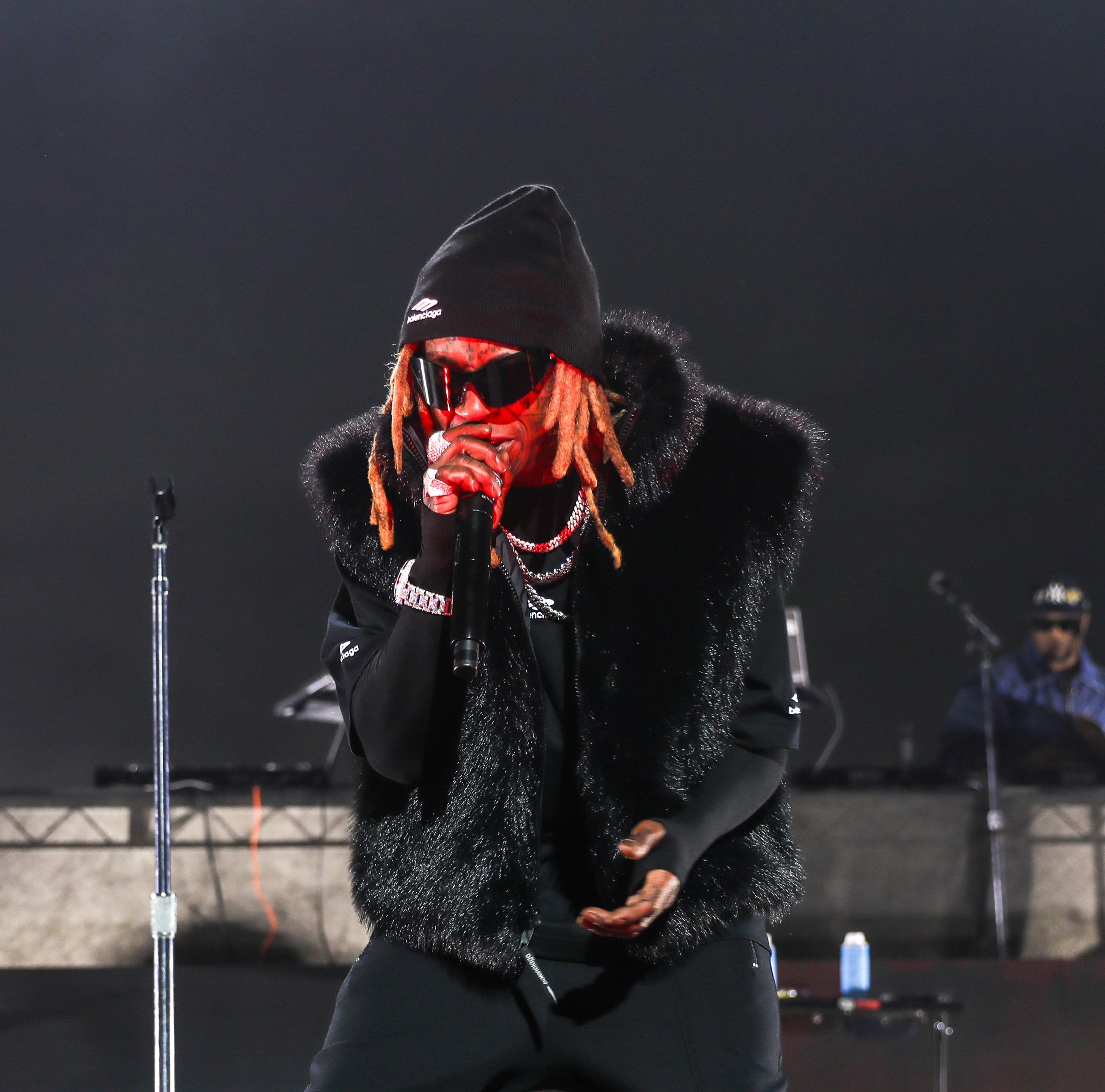 Lil Wayne performing during the Lil Weezyana Presents a Hot Boys Holiday event on December 20, 2024, in Houston, Texas. | Source: Getty Images