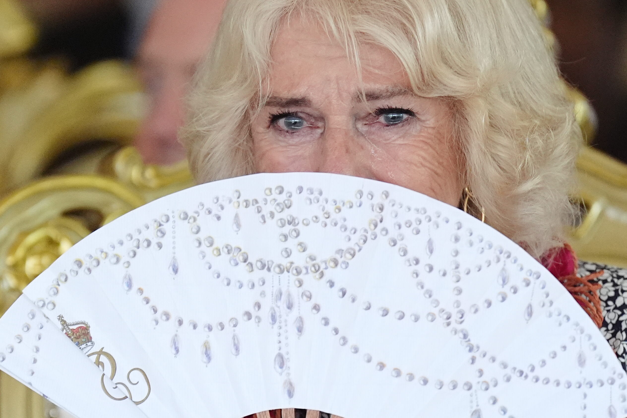 Queen Camilla appears teary-eyed in Samoa in October 2024 | Source: Getty Images