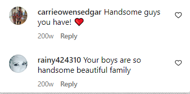 A fan praises Alfonso for her beautiful family | Source: Instagram/Kristian Alfonso