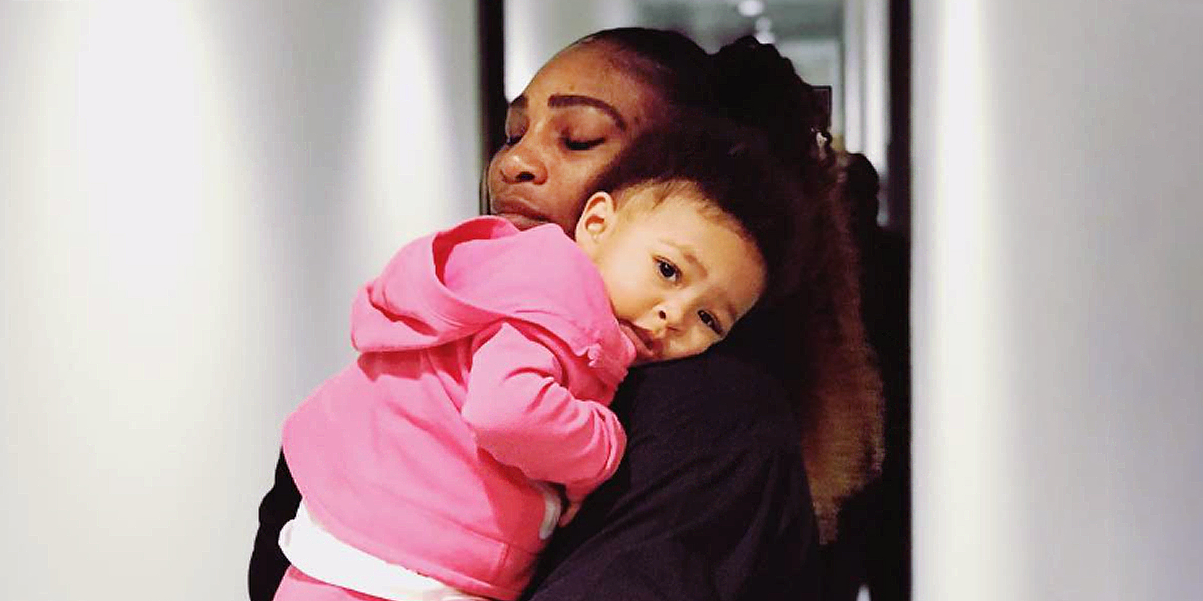 Serena Williams with her daughter Olympia. | Source: instagram.com/serenawilliams