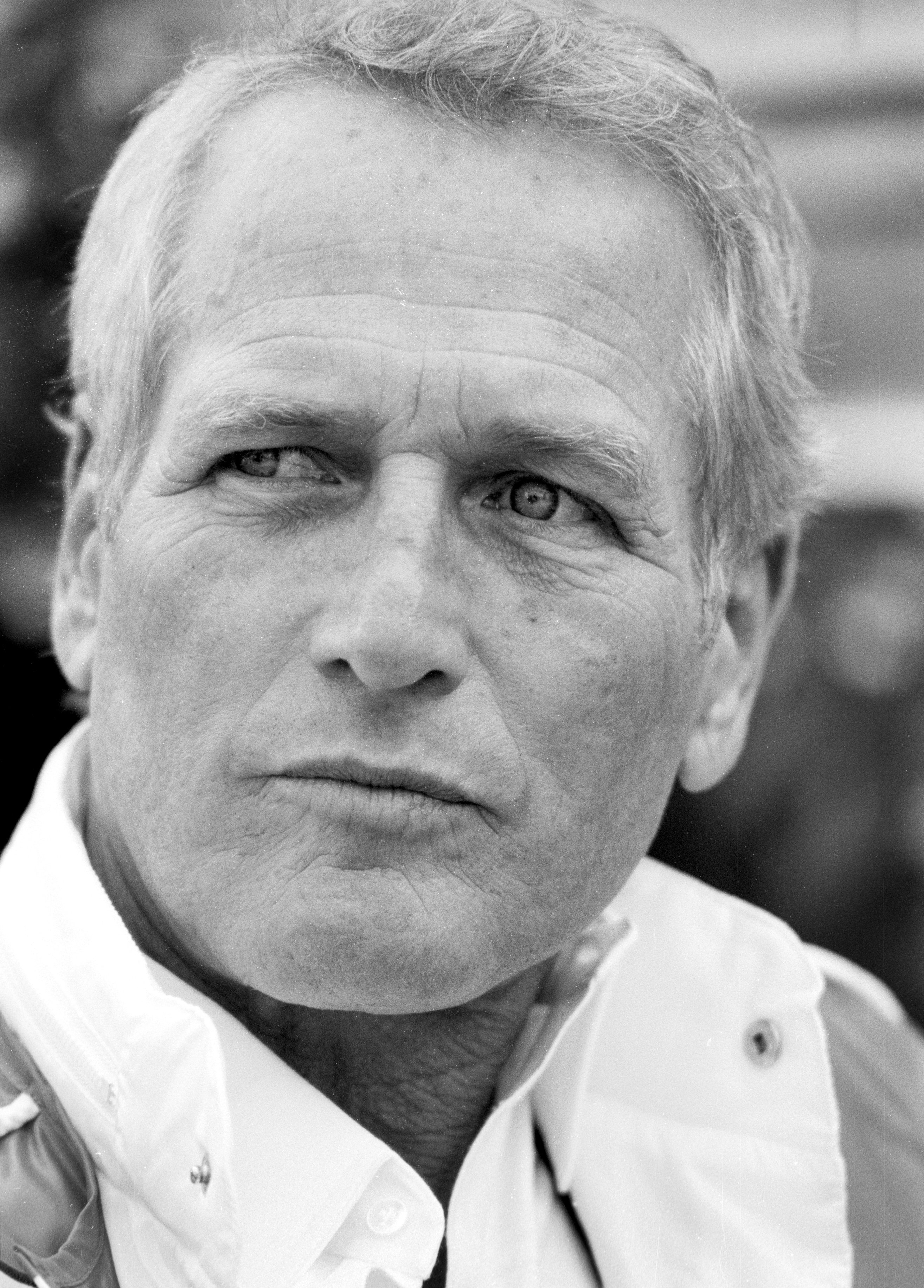 Former race car driver Paul Newman at the Indy 500 in May 1984 in Indianapolis, Indiana. / Source: Getty Images
