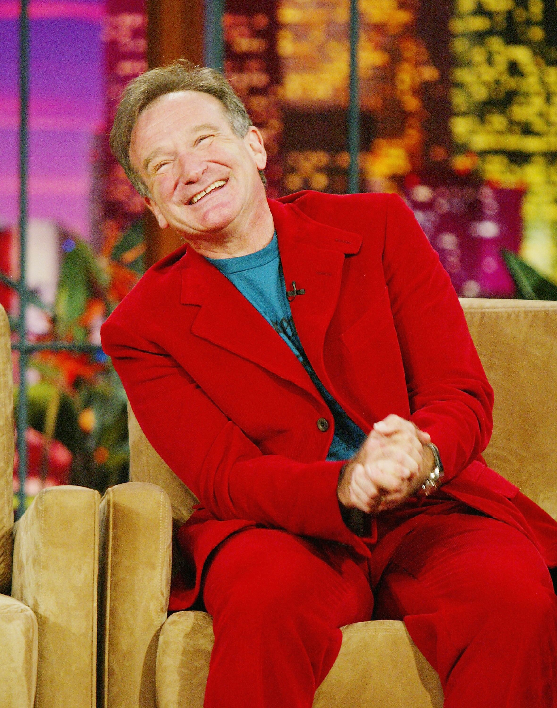 Robin Williams on "The Tonight Show wish Jay Leno." | Source: Getty Images