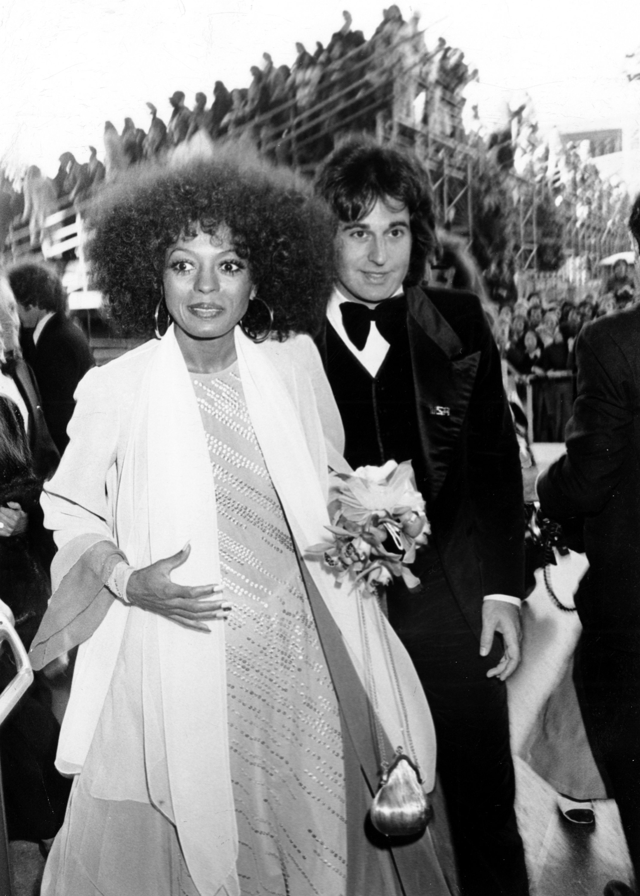 Diana Ross and her husband Robert Ellis Silberstein attend the 46th Academy awards at the Dorothy Chandler Pavilion on April 2, 1974 in Los Angeles, California | Photo: Getty Images