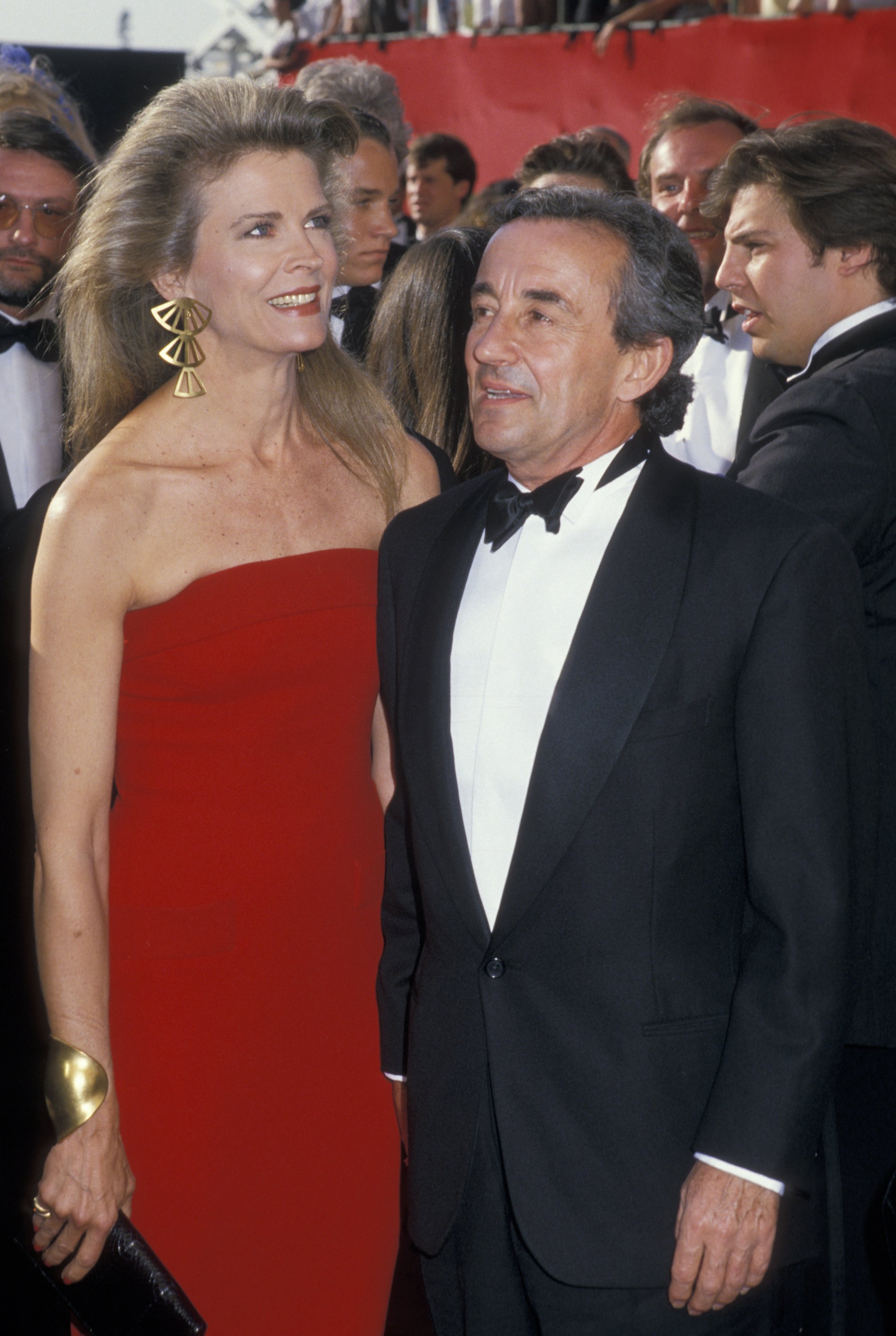 Candice Bergen and her late husband Louis Malle in Los Angeles 1988. | Source: Getty Images 