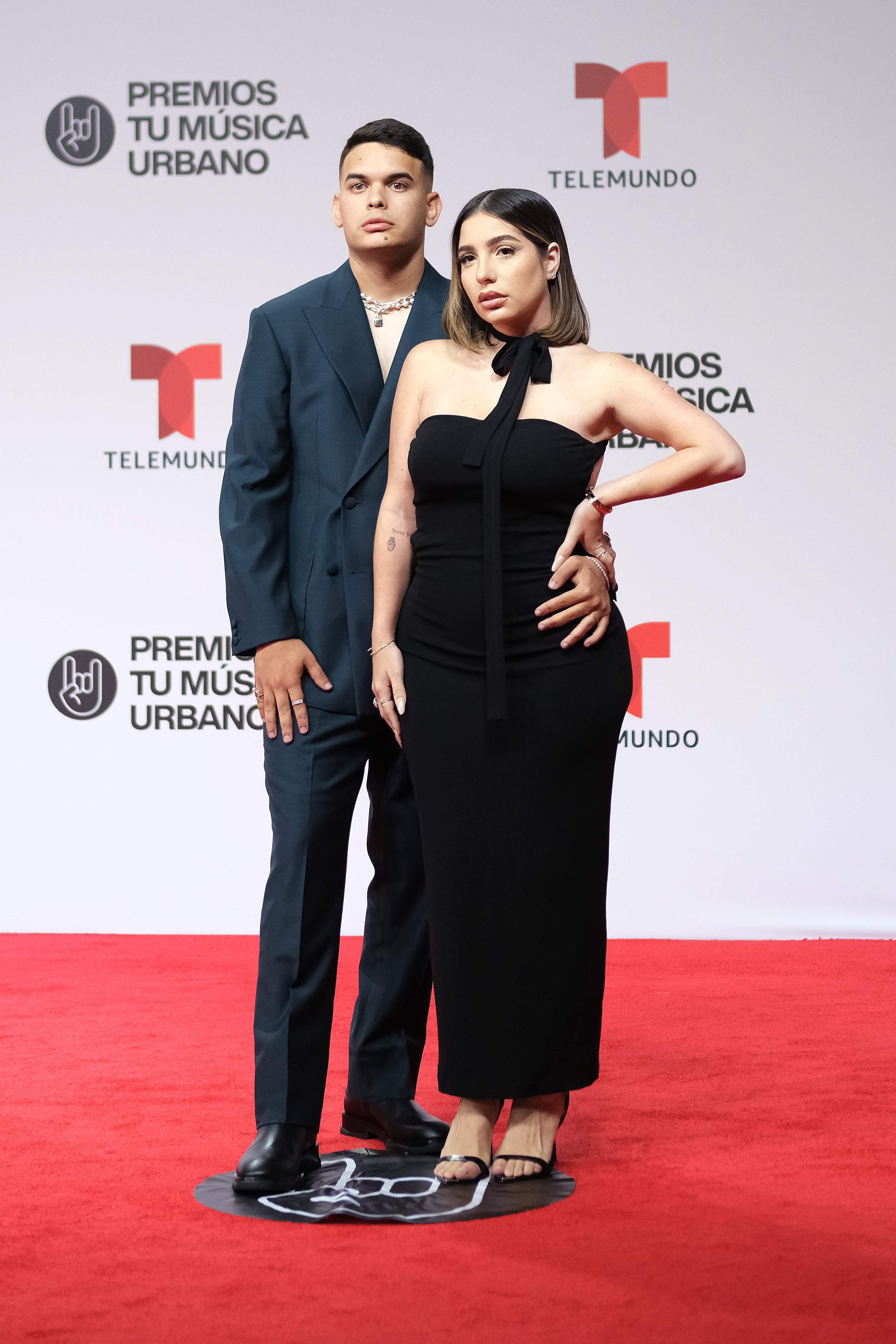 Jeremy Ayala and Andrea De Castro at Premios Tu Música Urbano 2022 in San Juan, Puerto Rico on June 23, 2022. | Source: Getty Images