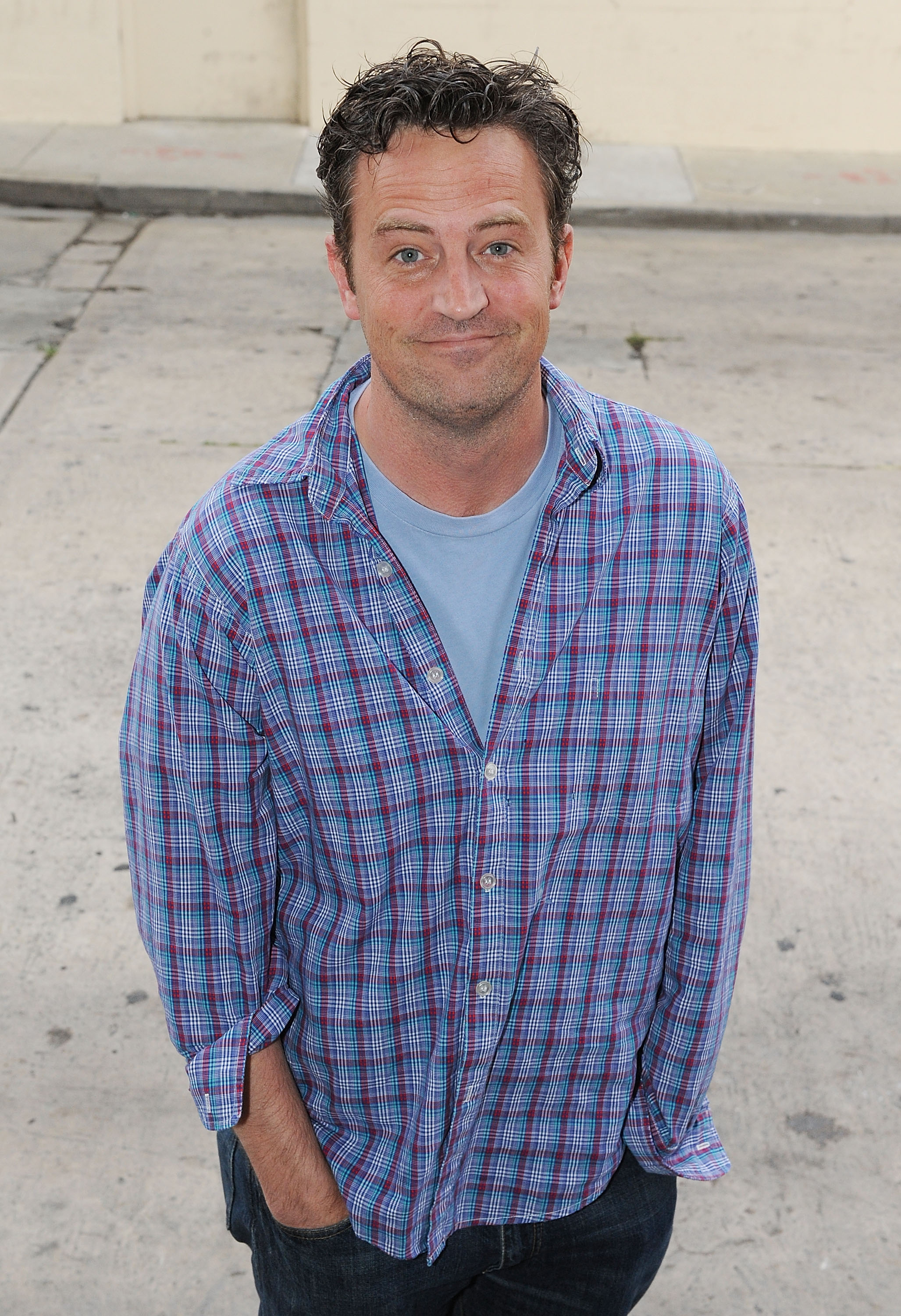 Matthew Perry at a taping of TheRoomlive.com's "Celebrity Liar" in Hollywood, California on June 29, 2010. | Source: Getty Images