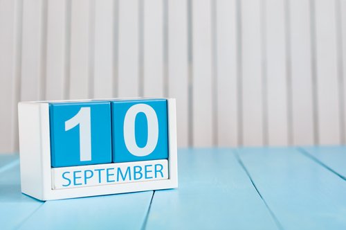 10 de septiembre marcado en un calendario de madera. | Fuente: Shutterstock 10 de septiembre marcado en un calendario de madera. | Fuente: Shutterstock