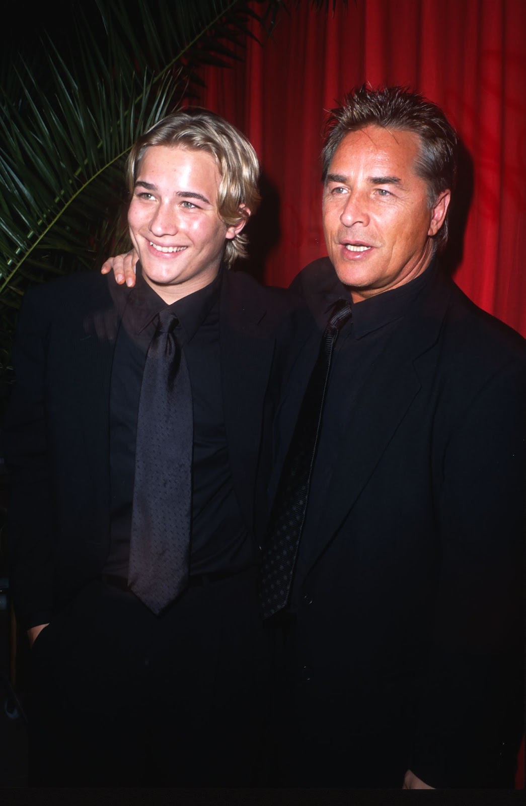 Jesse and Don Johnson at the 54th Cannes Film Festival in May 2001, France. | Source: Getty Images