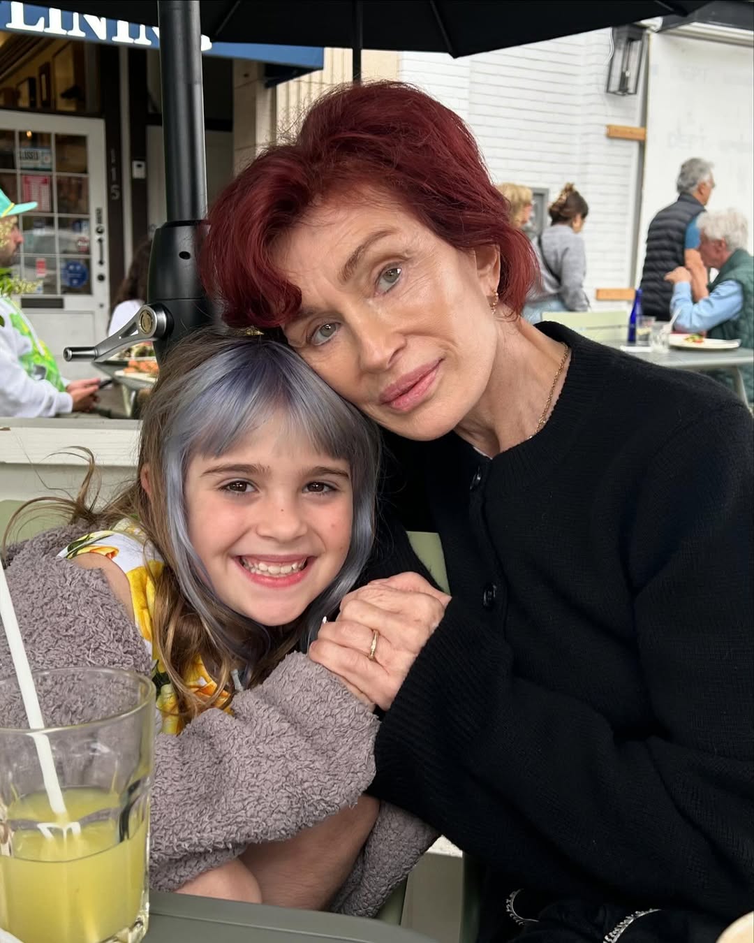 Andy Rose and Sharon Osbourne from a post dated June 13, 2024. | Source: Instagram/jackosbourne