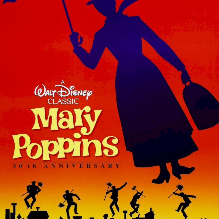 Mary Poppins, poster, US poster, 1964. (Photo by LMPC via Getty Images)
