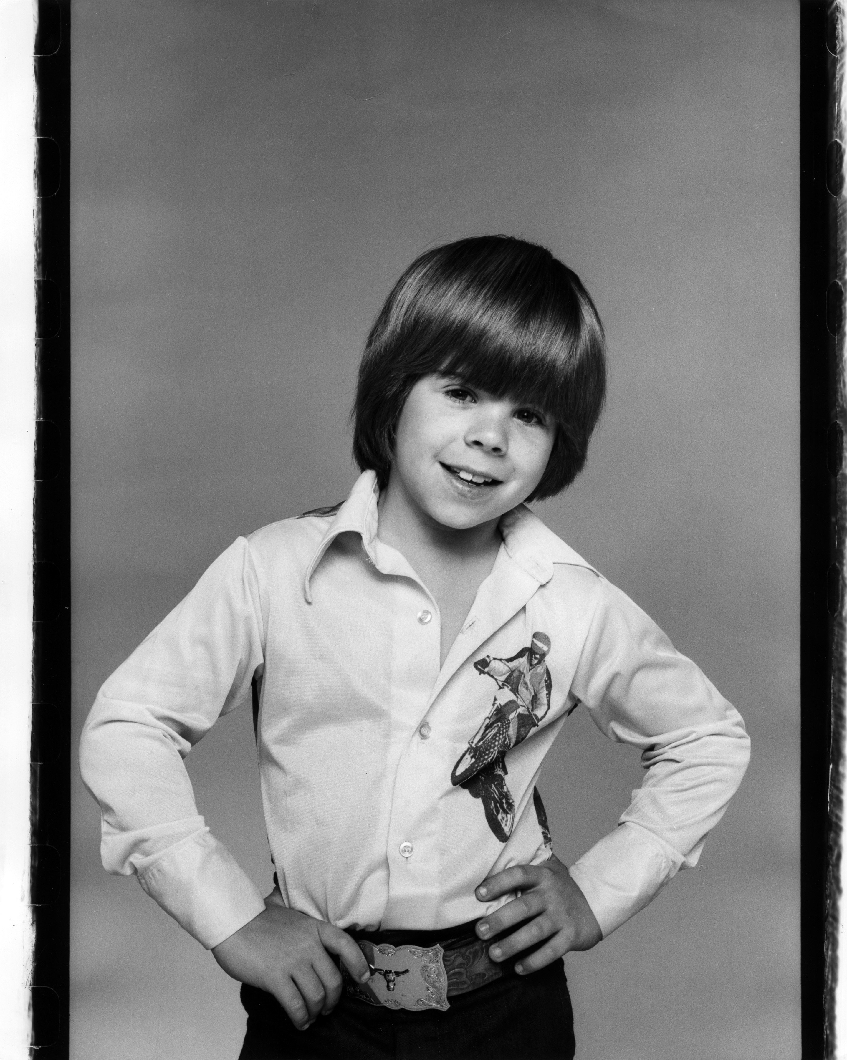 Actor Adam Rich poses for the "Enough Is Enough" photoshoot on March 30, 1978 ┃Source: Getty Images