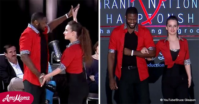 Professional dance duo stole the show with original routine