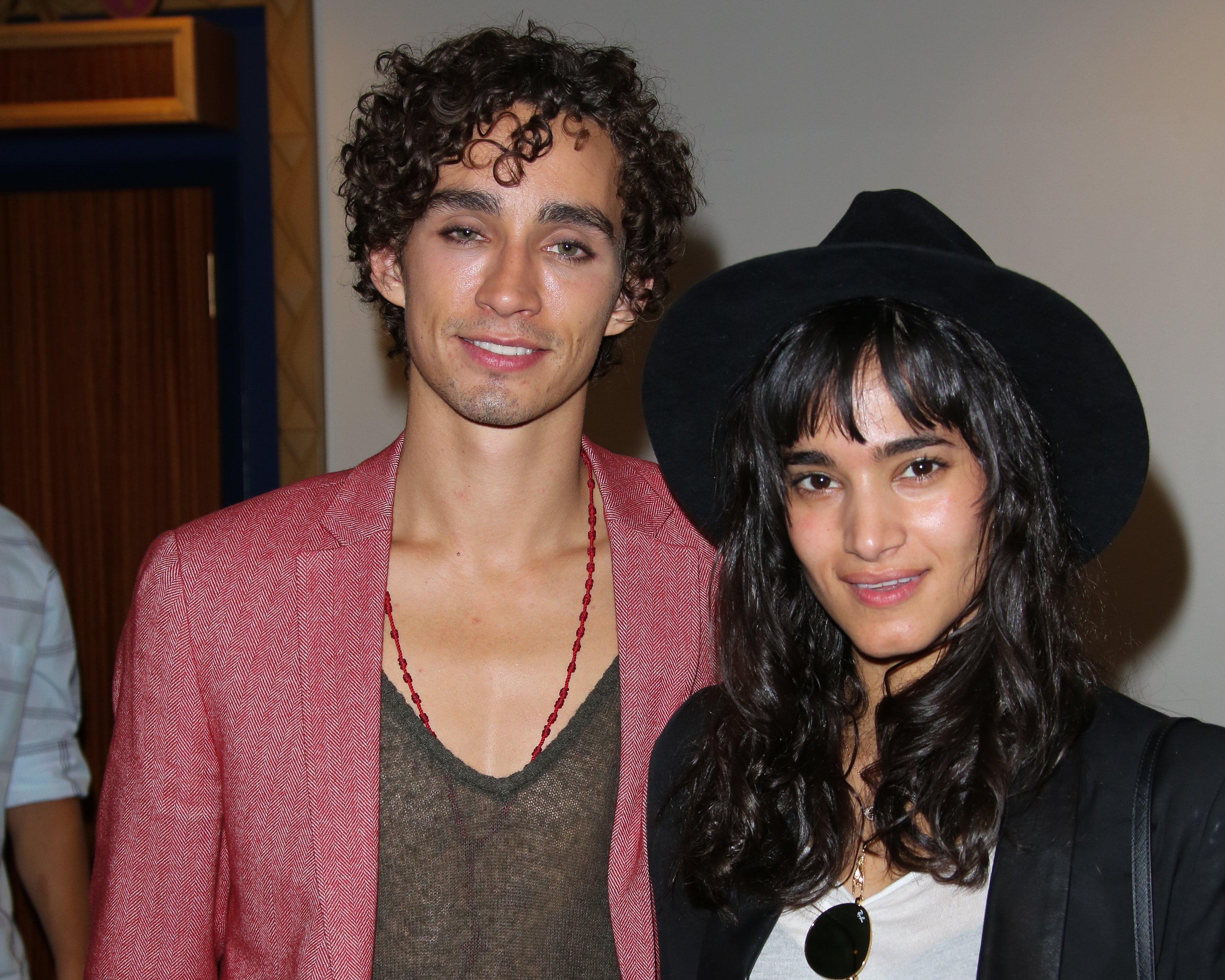 Robert Sheehan and Sofia Boutella attend the premiere of "The Road Within" at the 2014 Los Angeles Film Festival at Regal Cinemas L.A. Live on June 18, 2014, in Los Angeles, California. | Source: Getty Images