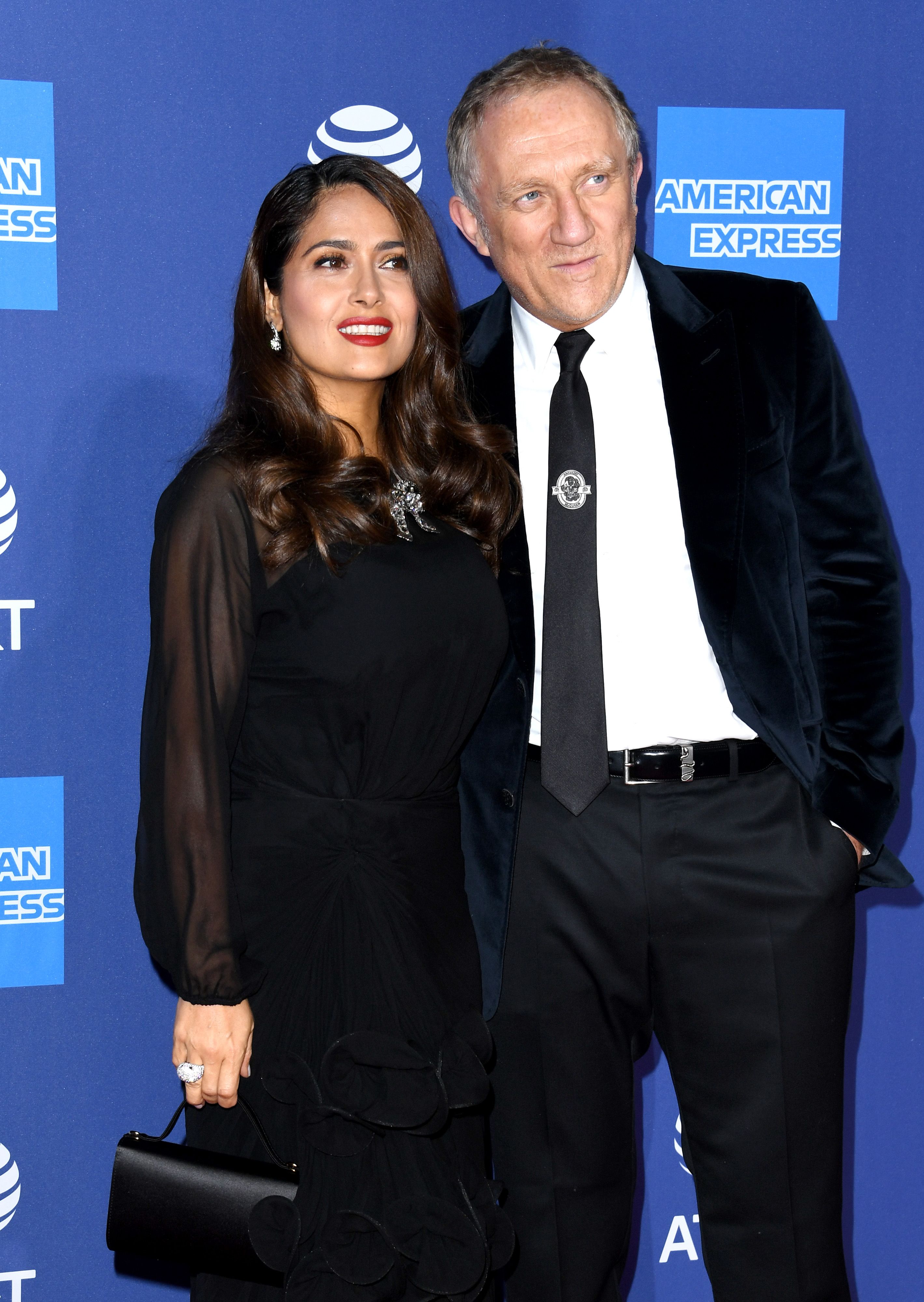 Salma Hayek and François-Henri Pinault during the 31st Annual Palm Springs International Film Festival Film Awards Gala at Palm Springs Convention Center on January 02, 2020 in Palm Springs, California. | Source: Getty Images