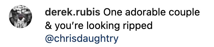 A fan comments on Chris Daughtry’s Maui Instagram post on April 23, 2023. | Source: instagram.com/chrisdaughtry