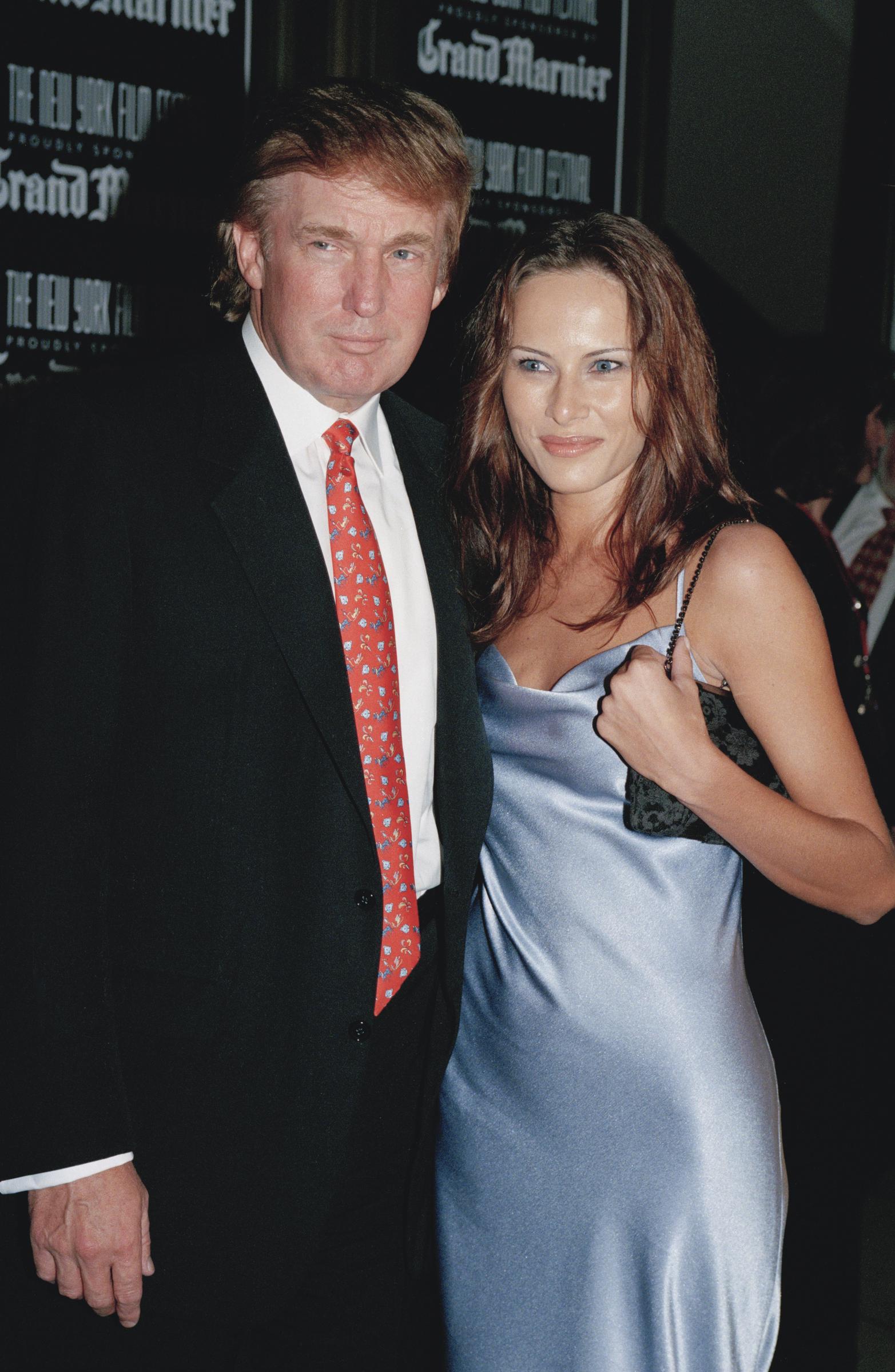 Donald and Melania Trump circa 1998. | Source: Getty Images