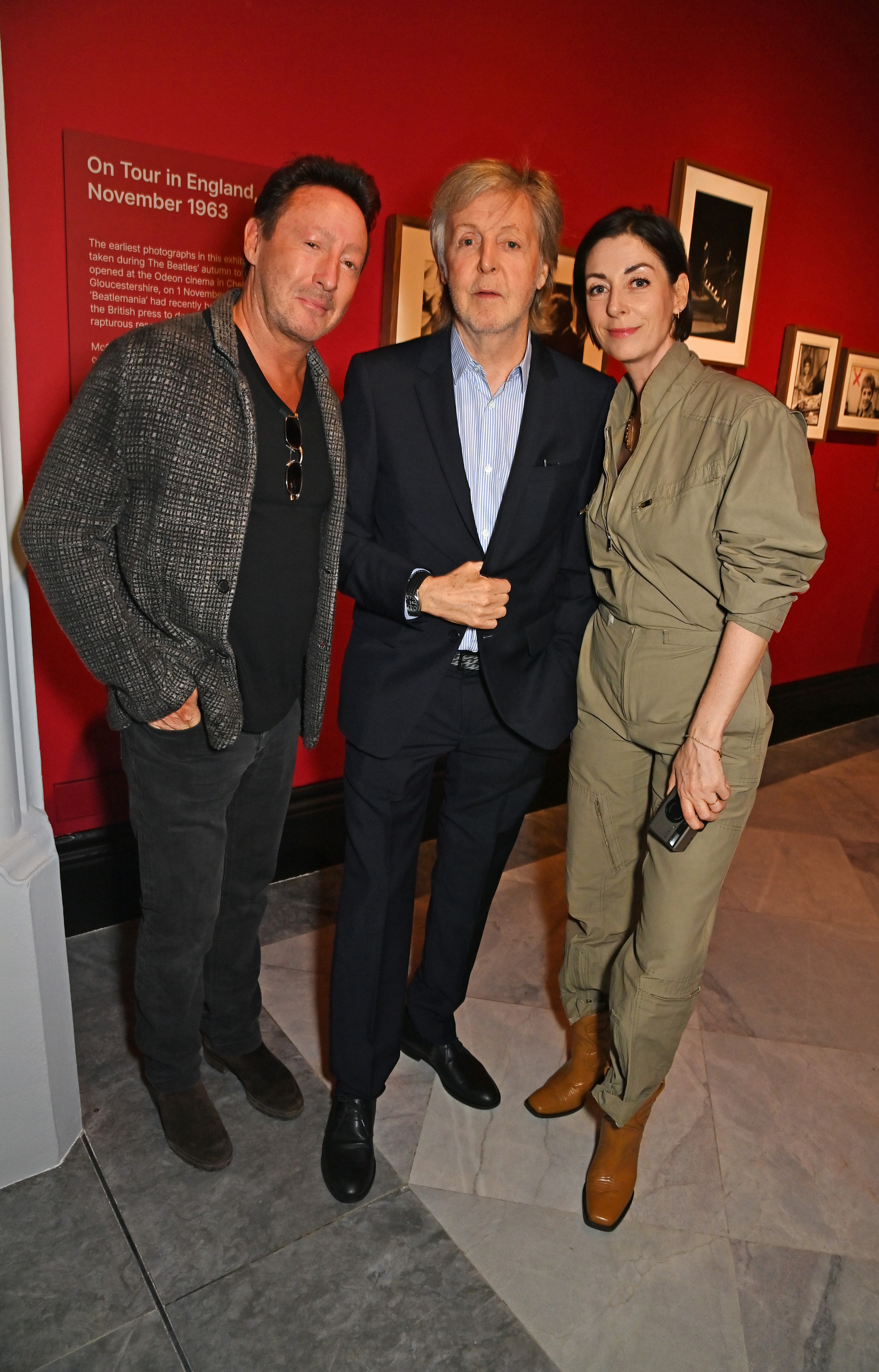 Julian Lennon, Sir Paul McCartney, and Mary McCartney in London, England on June 26, 2023 | Source: Getty Images