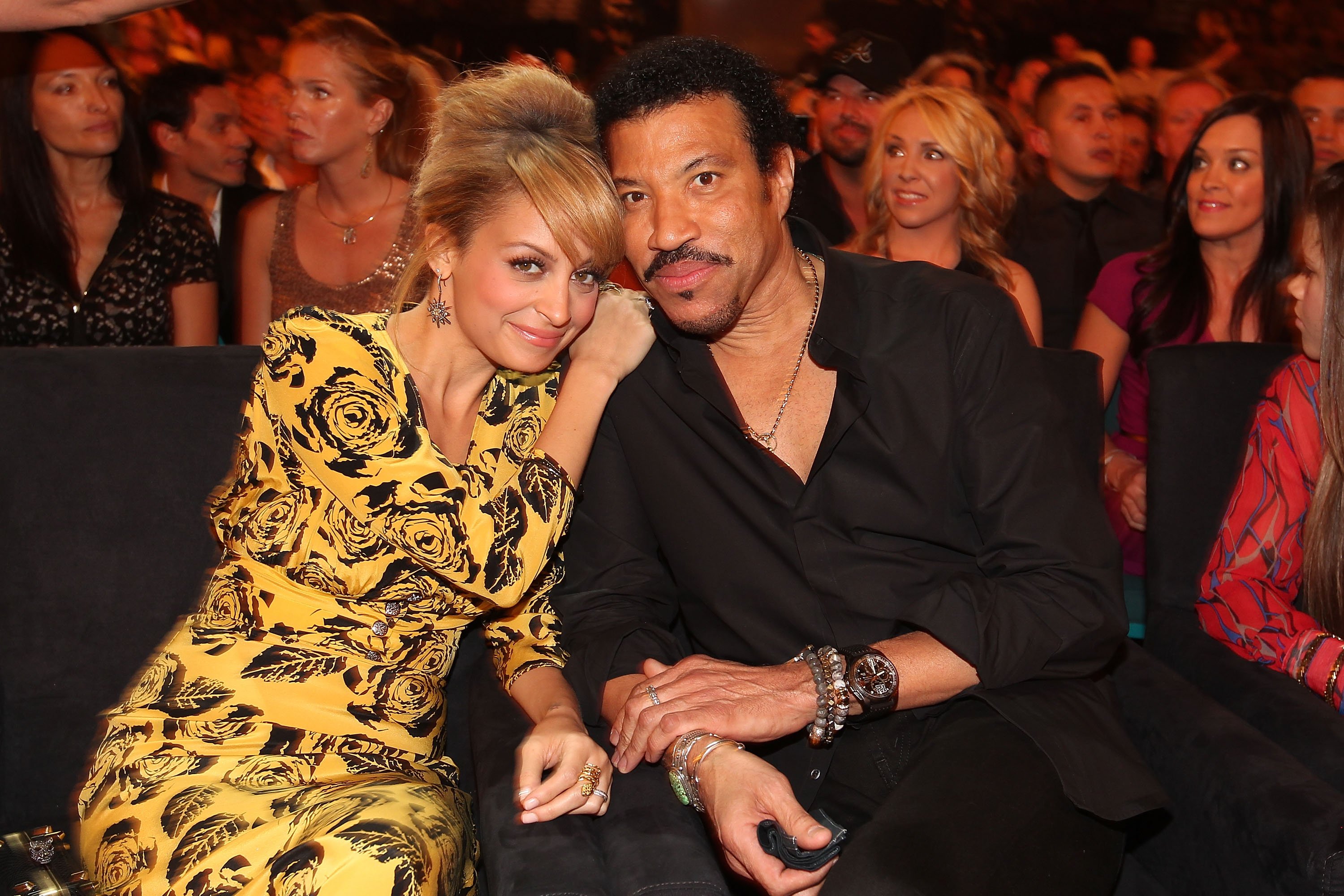 Lionel Richie and Nicole Richie in Las Vegas. | Source: Getty Images