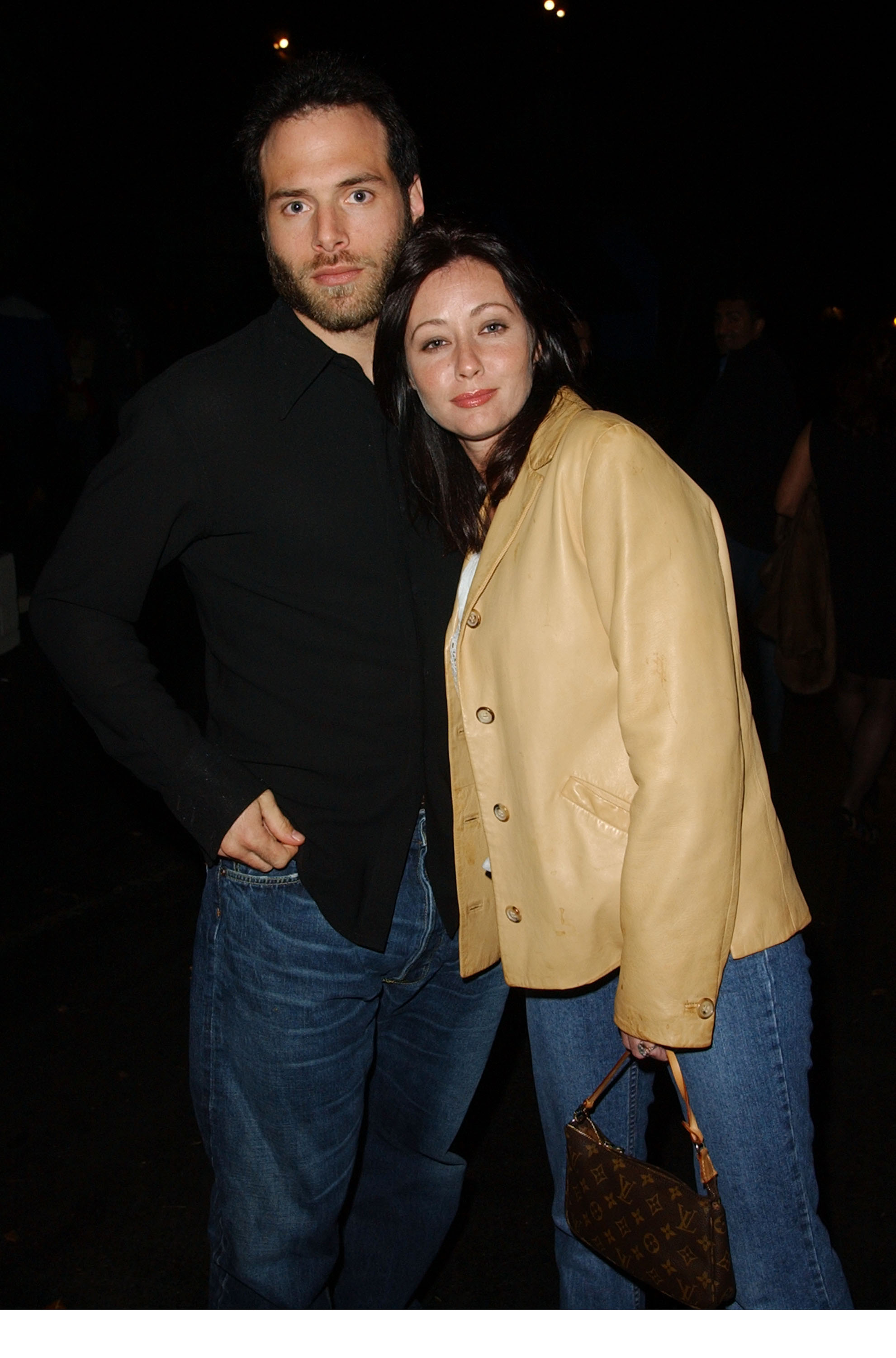 Rick Salomon and Shannen Doherty at the Maxim Hot 100 Party in 2002. | Source: Getty Images