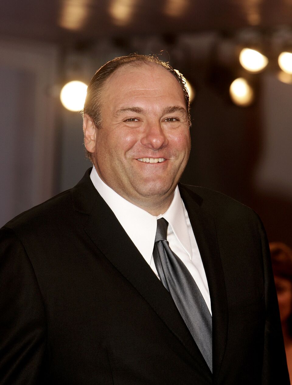 James Gandolfini attends the "Romance and Cigarettes" competition premiere. | Source: Getty Images