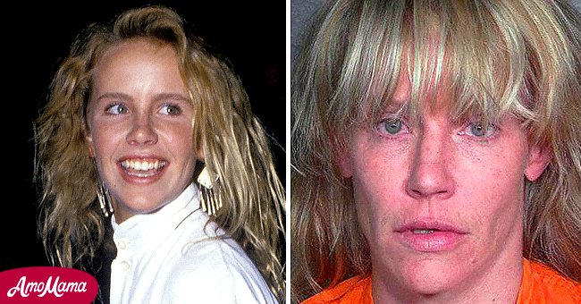 Pictures of actress Amanda Peterson | Photo: Getty Images | twitter.com/TheInsider