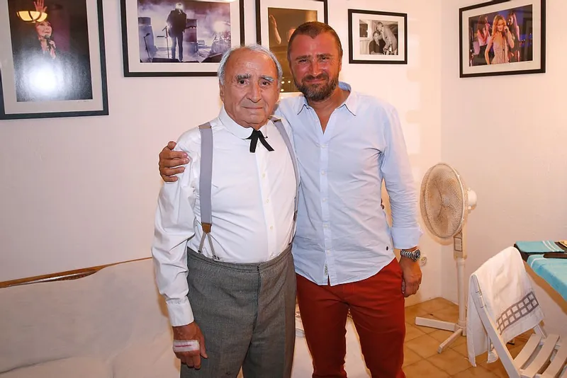 Claude Brasseur et son fils Alexandre Brasseur | source : Getty Images