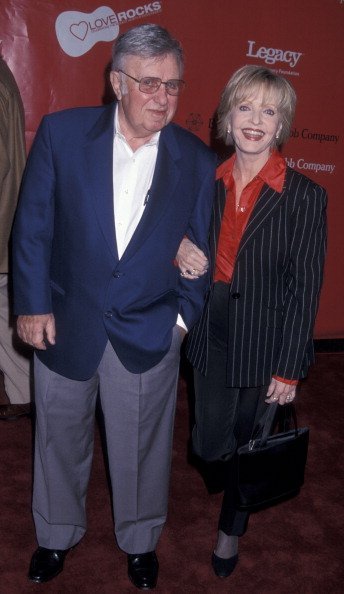 Florence Henderson and husband John Kappas attending First Annual EIF Love Rocks Concert on February 14, 2002 | Photo: Getty Images