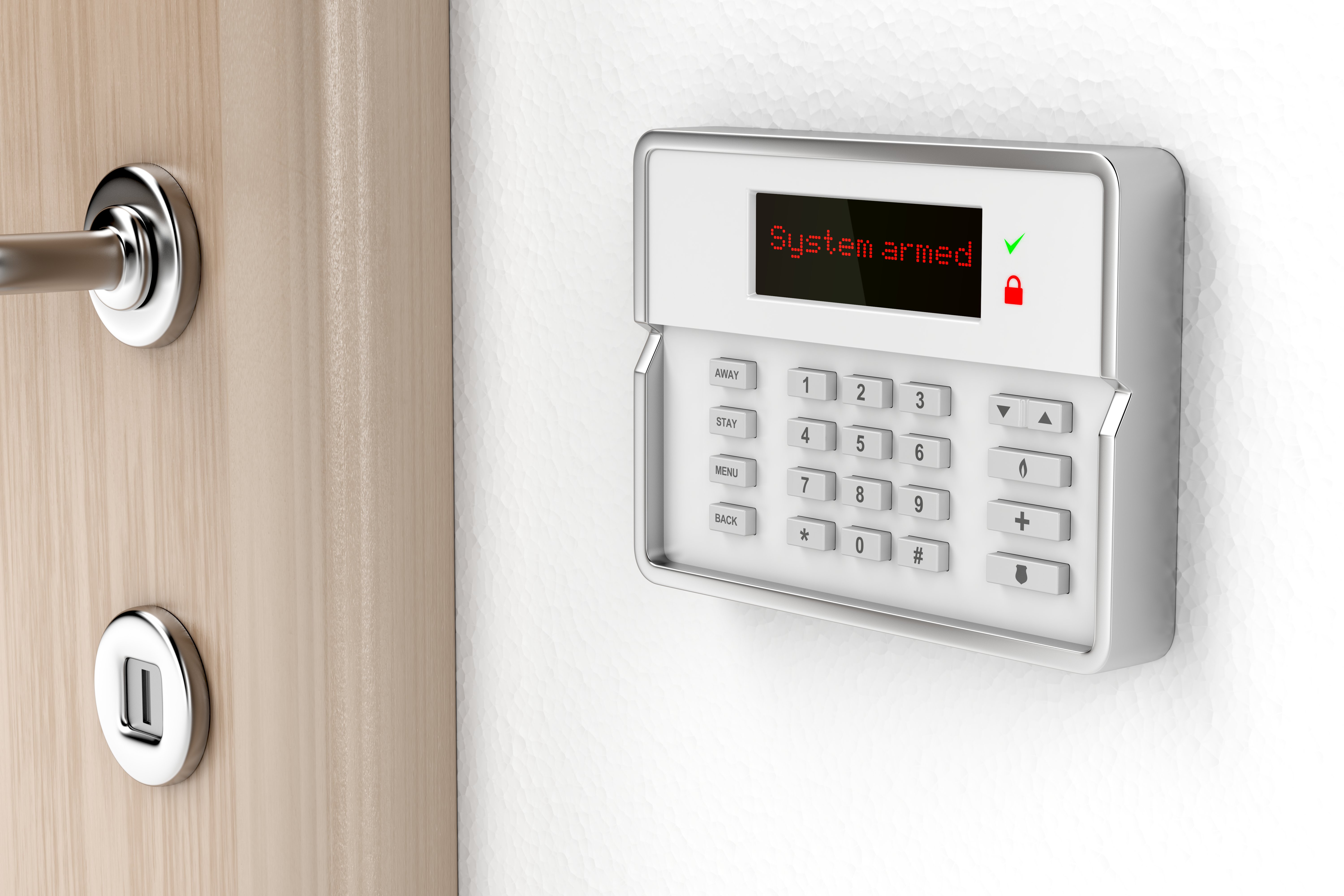 An installed security system inside a home | Photo: Shutterstock