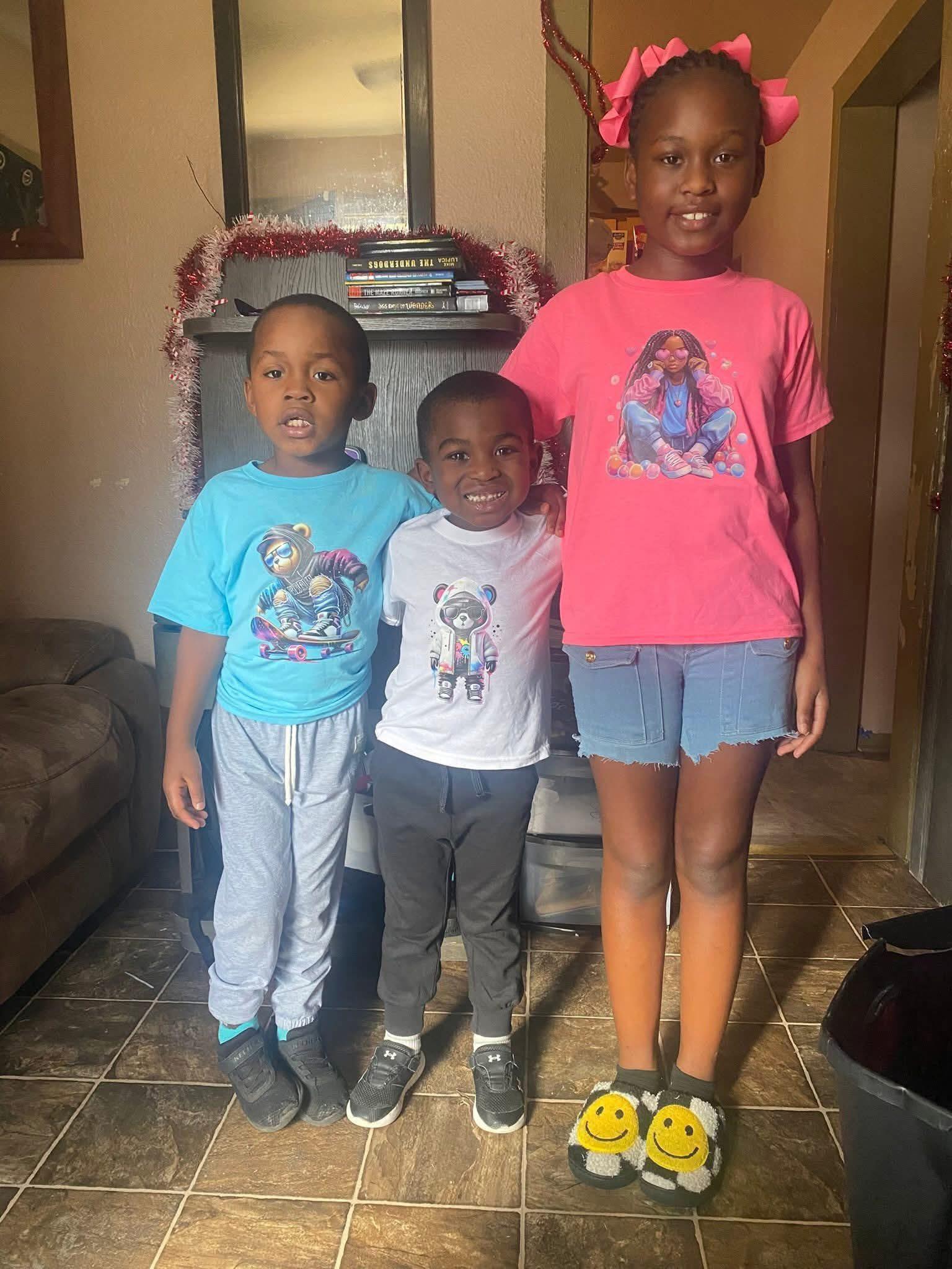 Christina Snow's three kids whose lives were taken, posted on April 21, 2026. | Source: Facebook/Jade Charde'