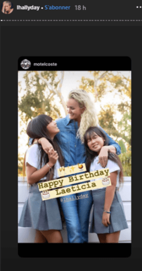 Capture d'écran de a story Instagram de Laeticia Hallyday | Photo : Instagram/l.hallyday/ Capture d'écran de a story Instagram de Laeticia Hallyday | Photo : Instagram/l.hallyday/
