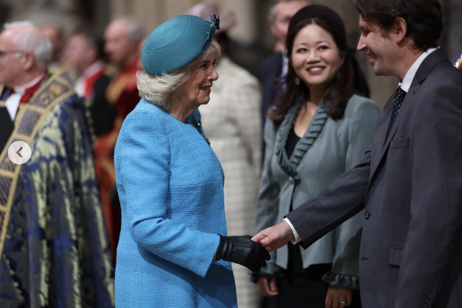 Queen Camilla during the Commonwealth Day celebration, dated March 2024 | Source: Instagram/theroyalfamily/