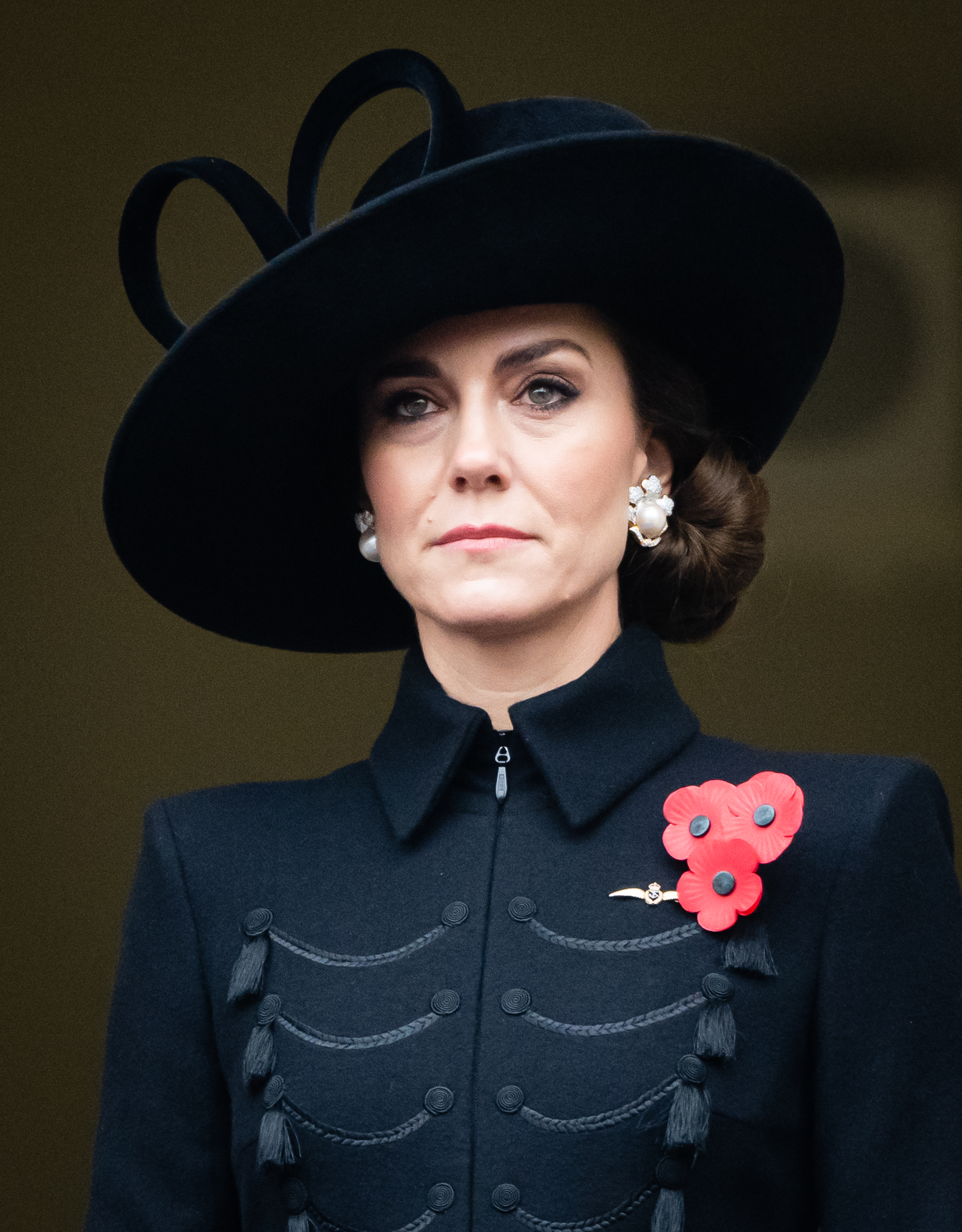 Catherine, Princess of Wales during the National Service of Remembrance at The Cenotaph on November 12, 2023, in London, England | Source: Getty Images