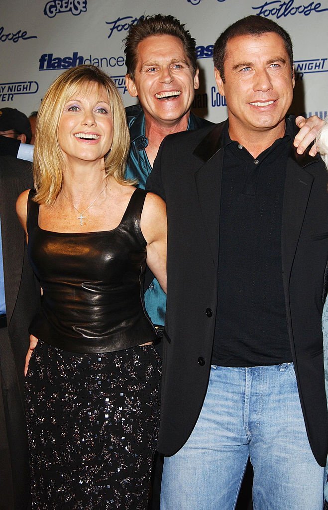  Olivia Newton-John, actor Jeff Conaway and actor John Travolta from the movie "Grease" attend the Celebration of Paramount Studio's 90th Anniversary | Getty Images