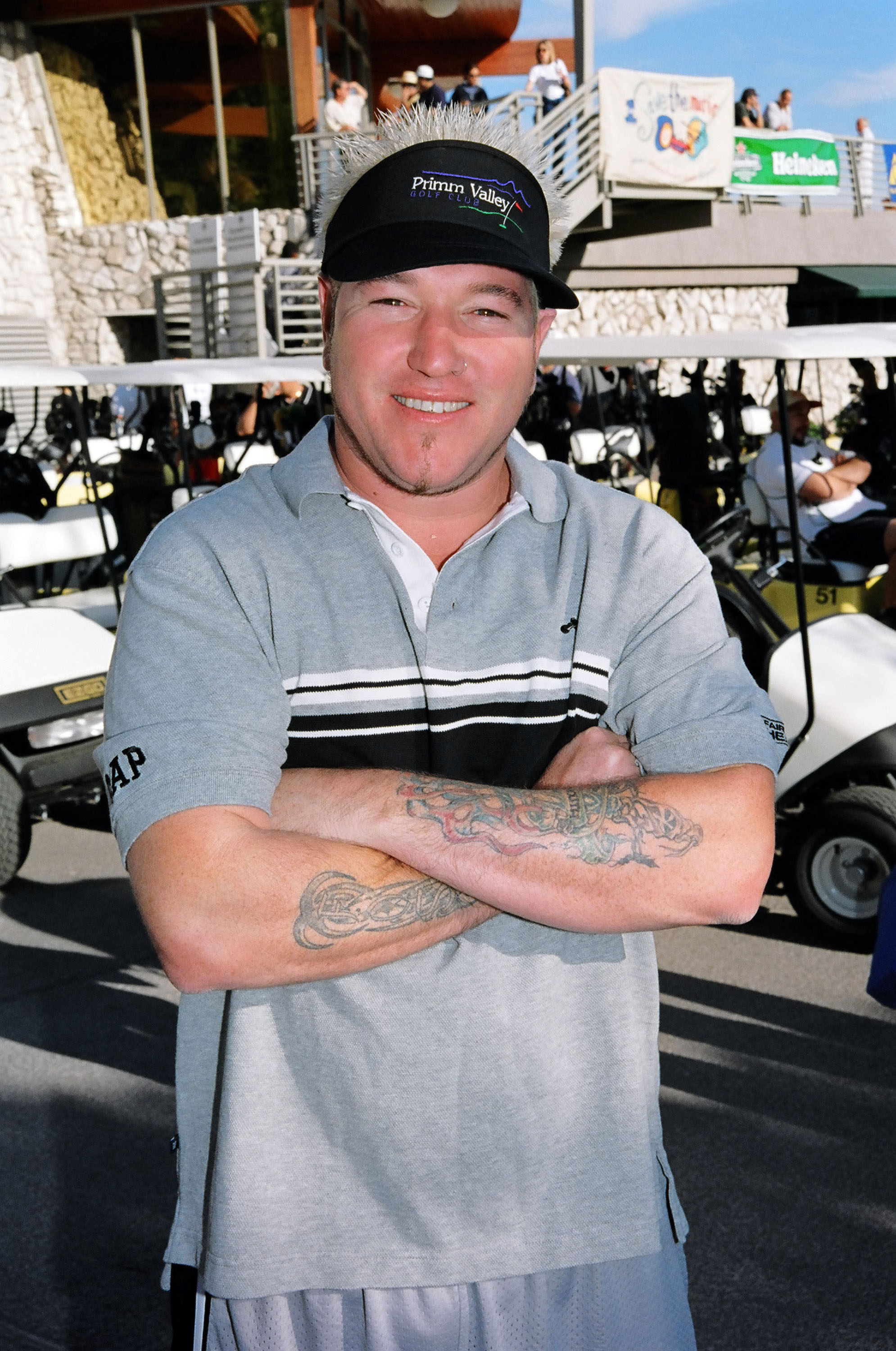 Steve Harwell at the 1998 Fairway to Heaven Golf Tournament in Las Vegas, Nevada. | Source: Getty Images