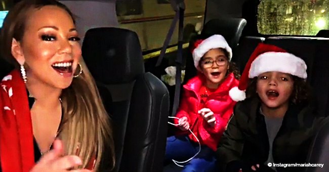 Mariah Carey & her twins sing along to her hit 'All I Want For Christmas Is You' in sweet video