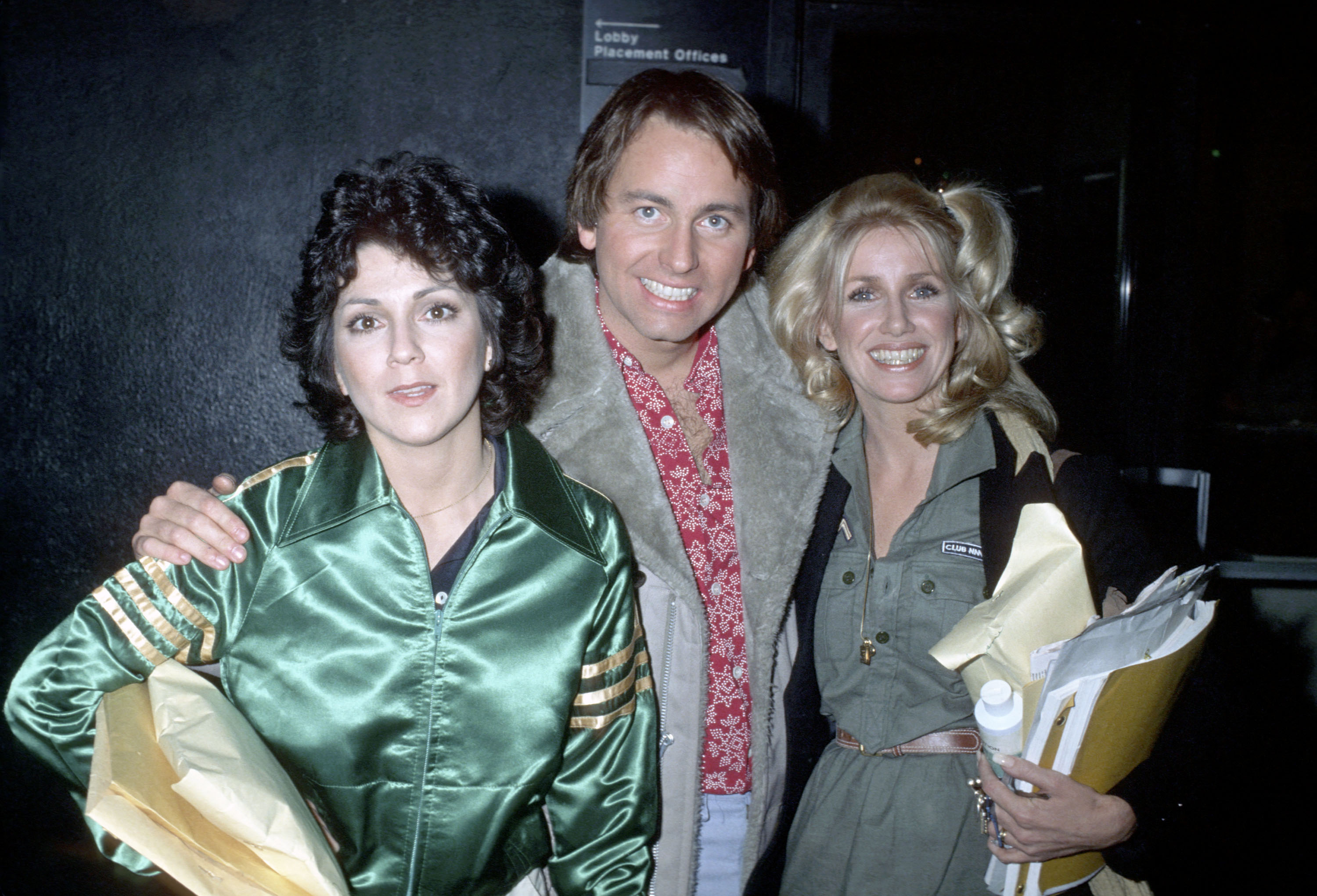 Joyce DeWitt, John Ritter, and Suzanne Somers in California in 1978 | Source: Getty Images